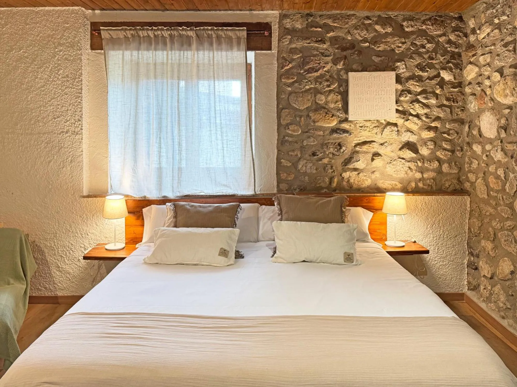 Bed in Hotel Cal Rei de Talló