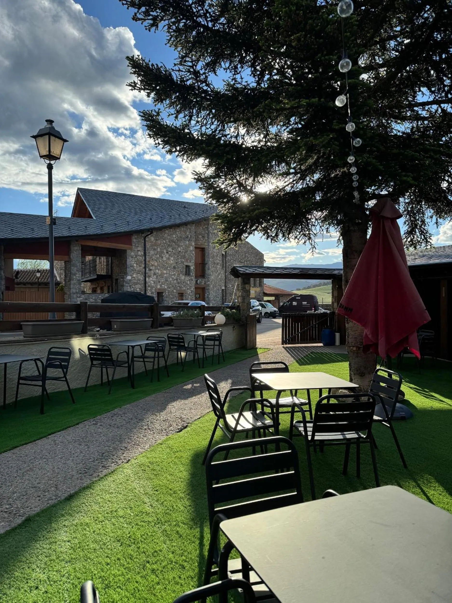 Patio in Hotel Cal Rei de Talló
