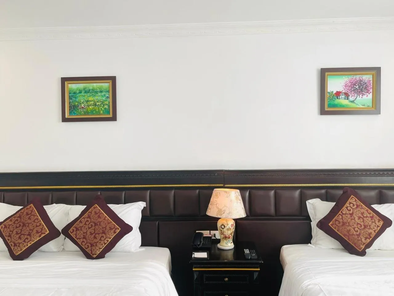 Bed in The Vissai Hotel