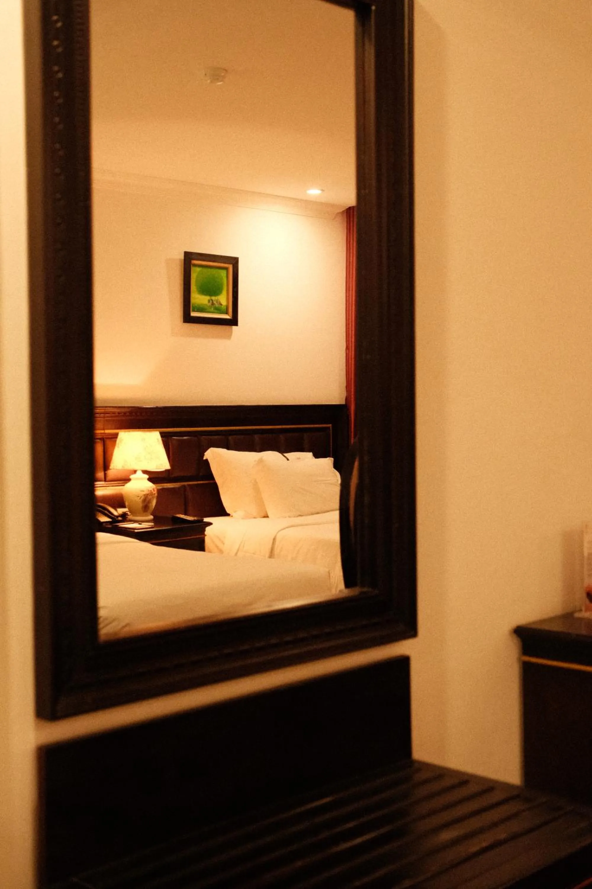 Bed in The Vissai Hotel