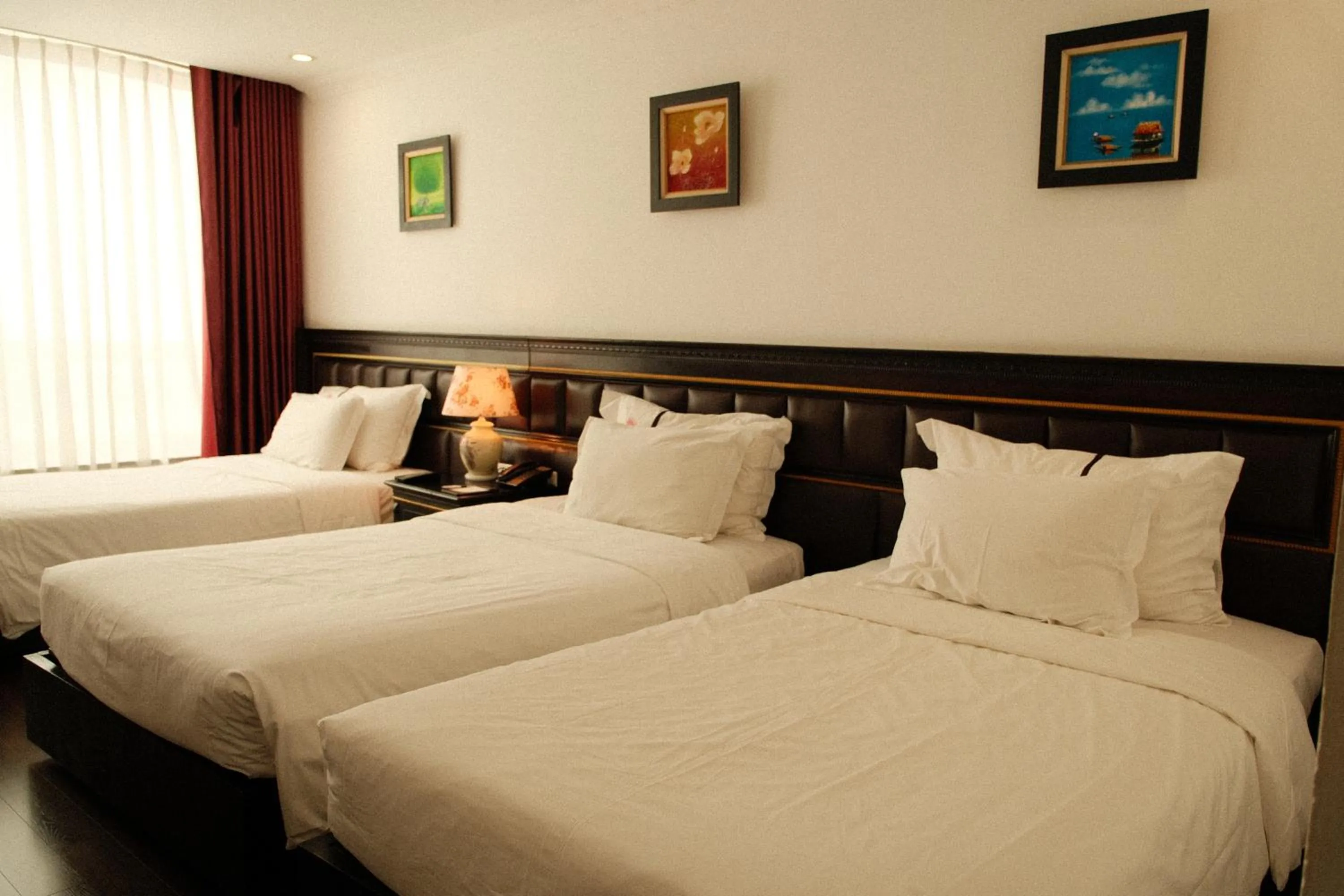 Bed in The Vissai Hotel