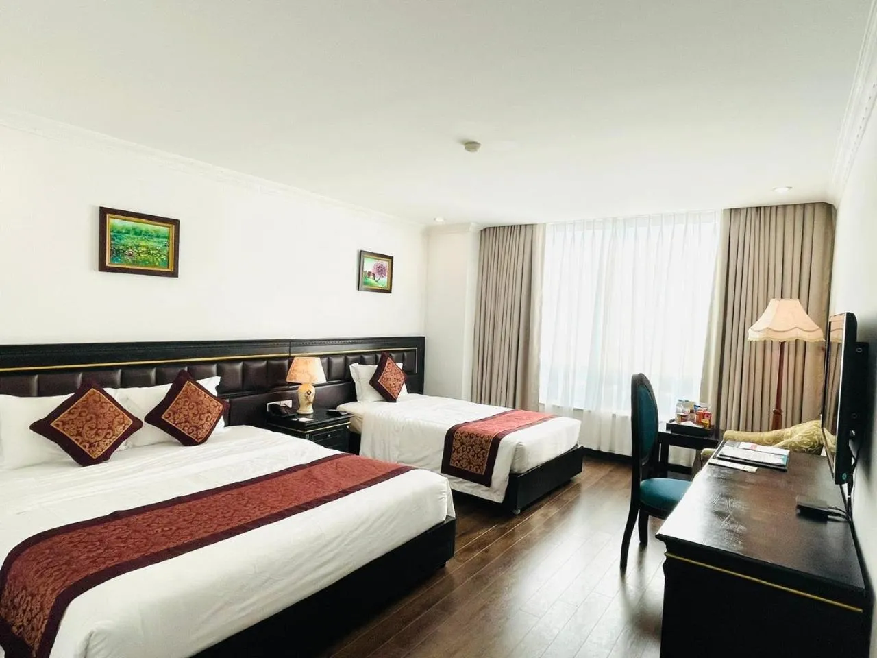 Bed in The Vissai Hotel