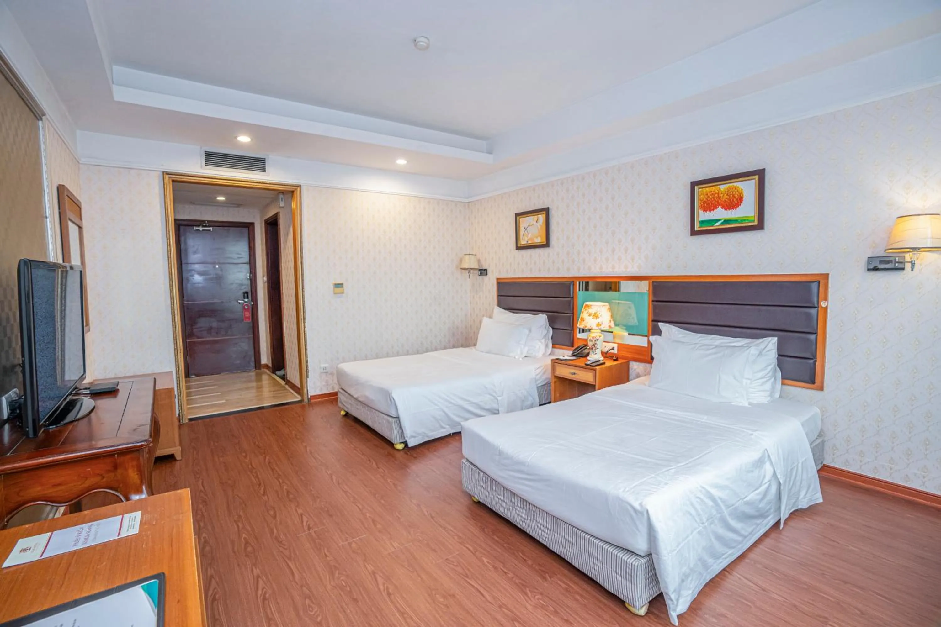 Bed in The Vissai Hotel