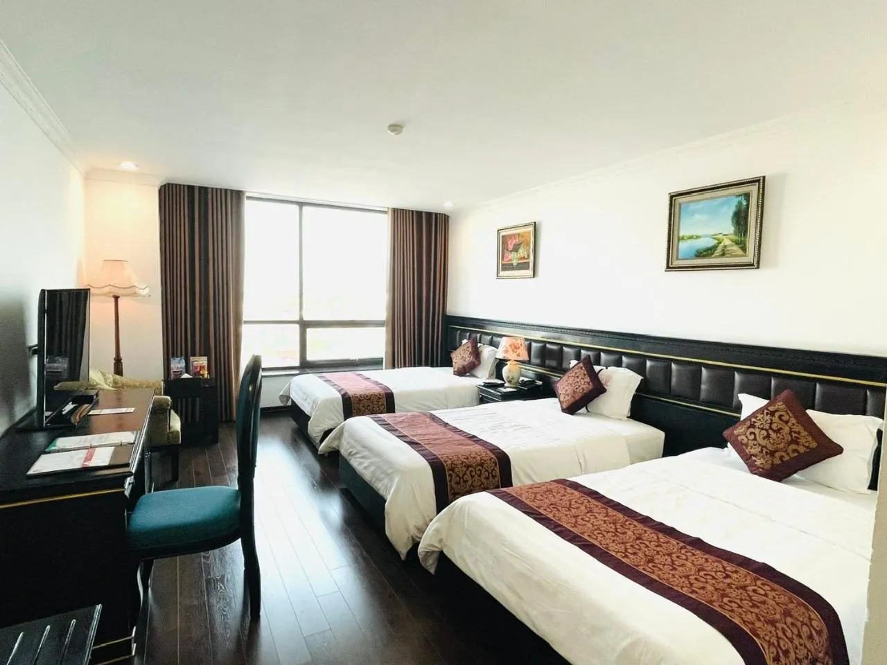 Bed in The Vissai Hotel