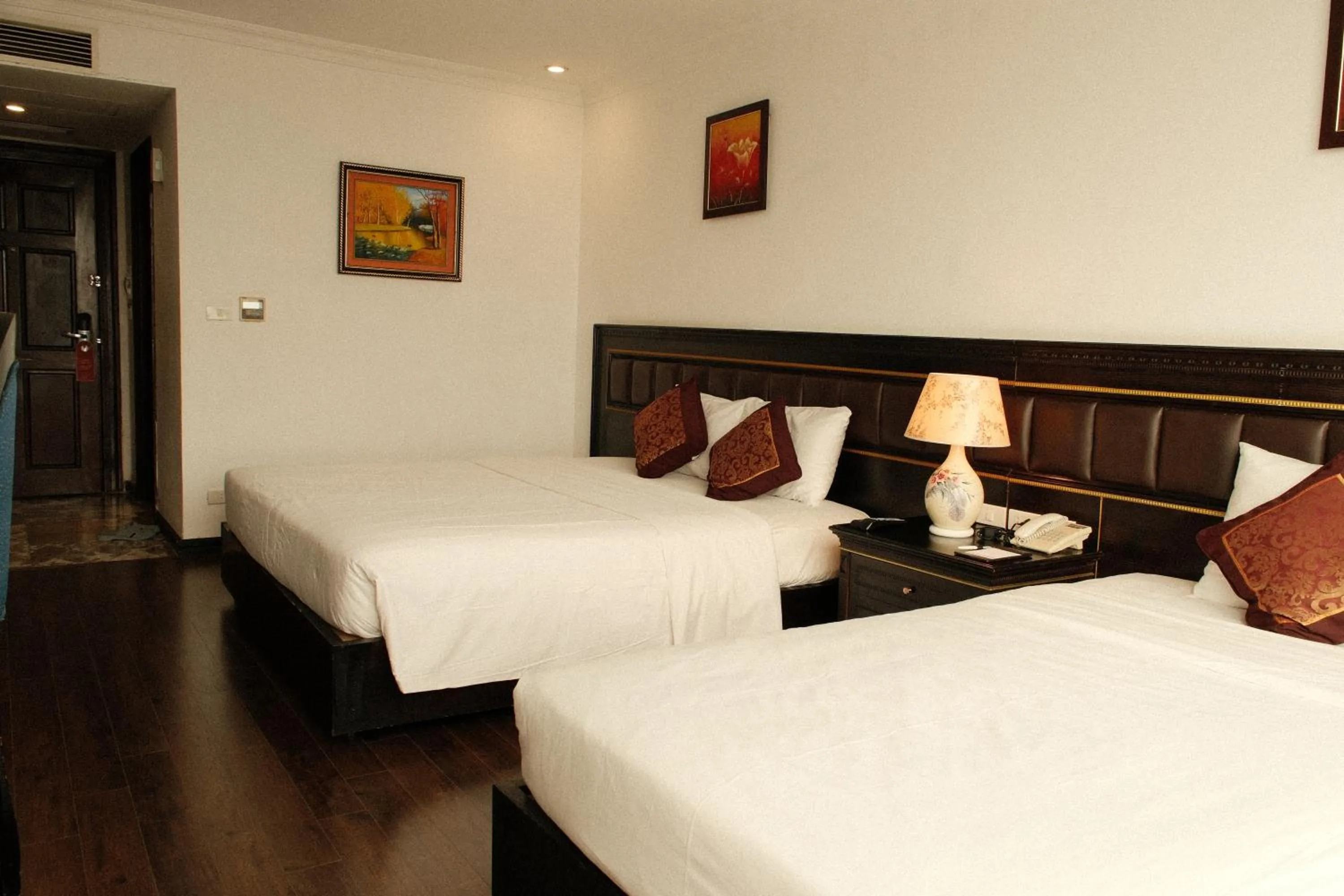 Bed in The Vissai Hotel