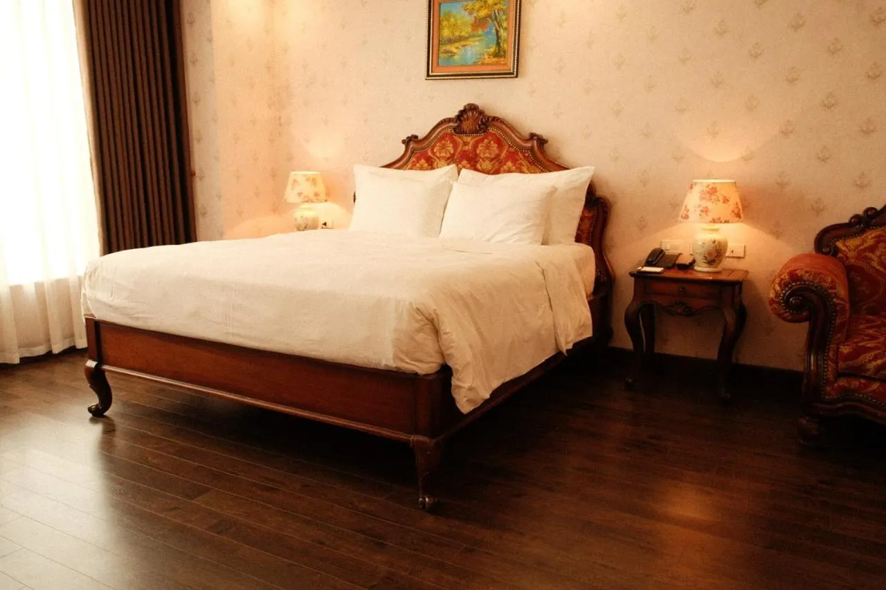 Bed in The Vissai Hotel