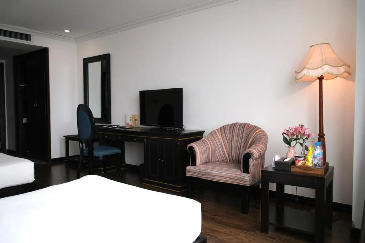 Bed in The Vissai Hotel