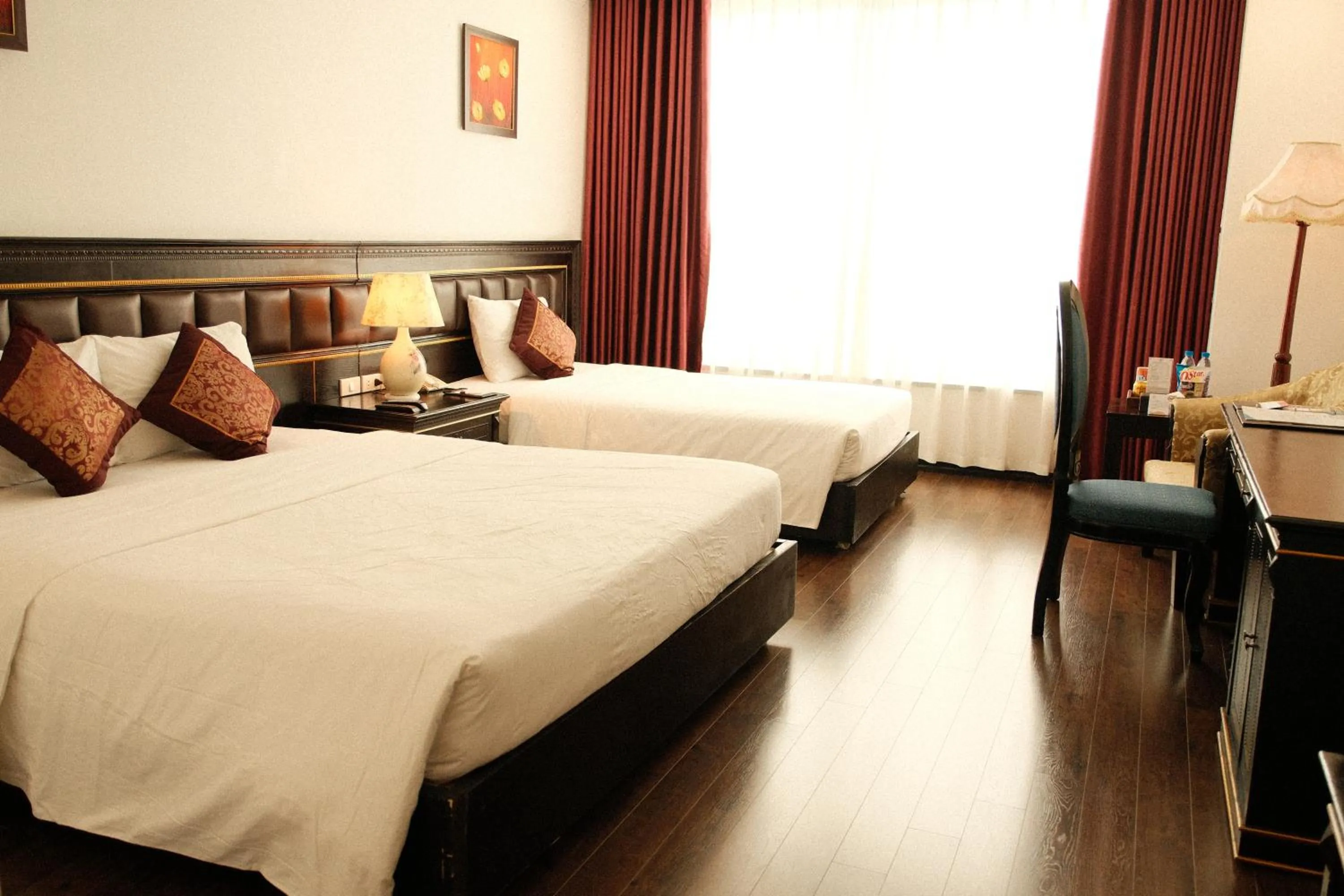 Bed in The Vissai Hotel