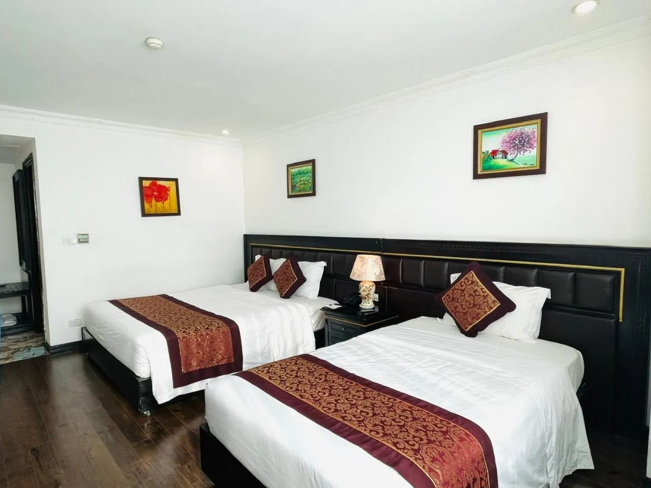 Bed in The Vissai Hotel