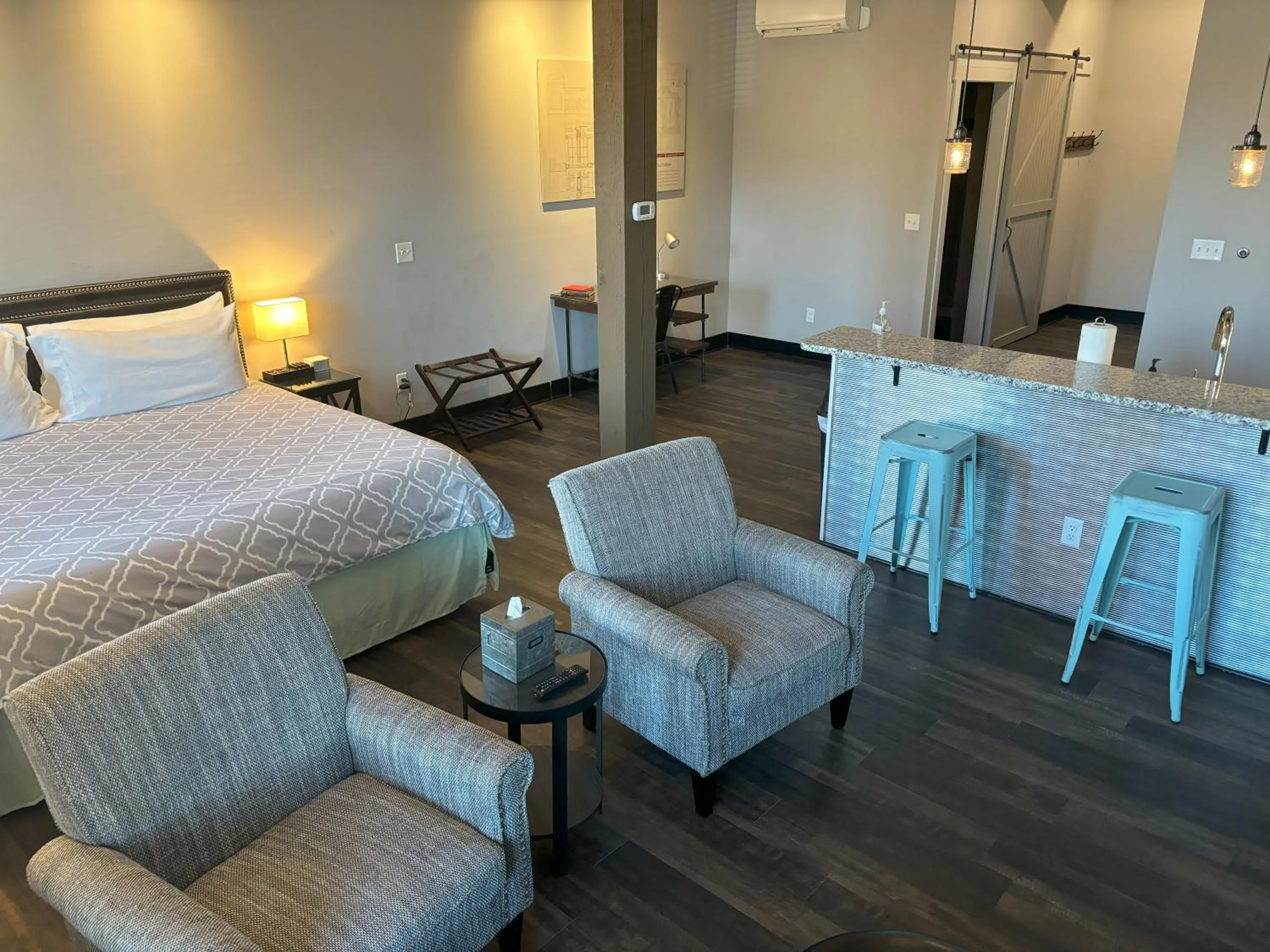 Bed in Gibson's Warehouse