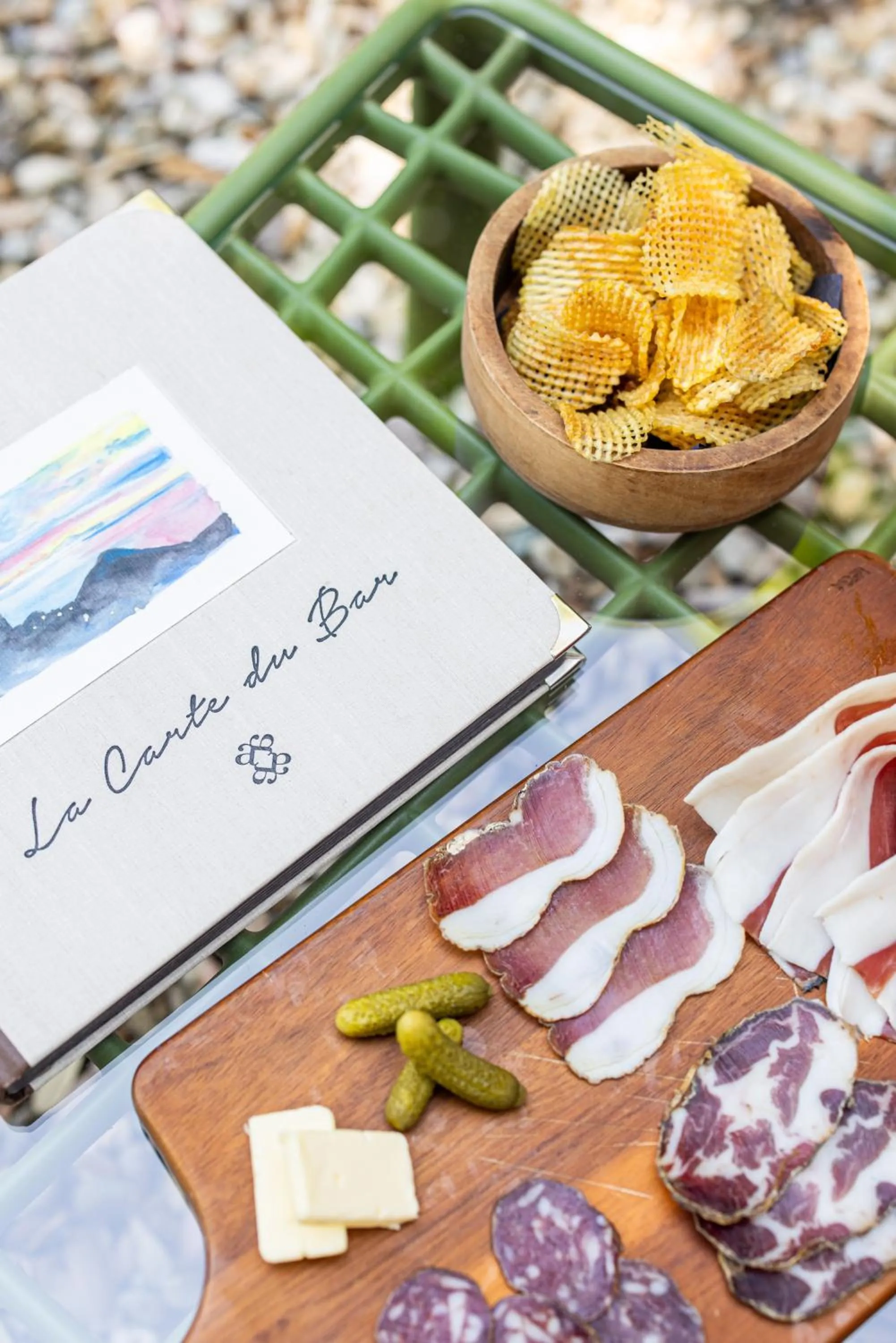 Food and drinks in Hôtel Restaurant la Corniche