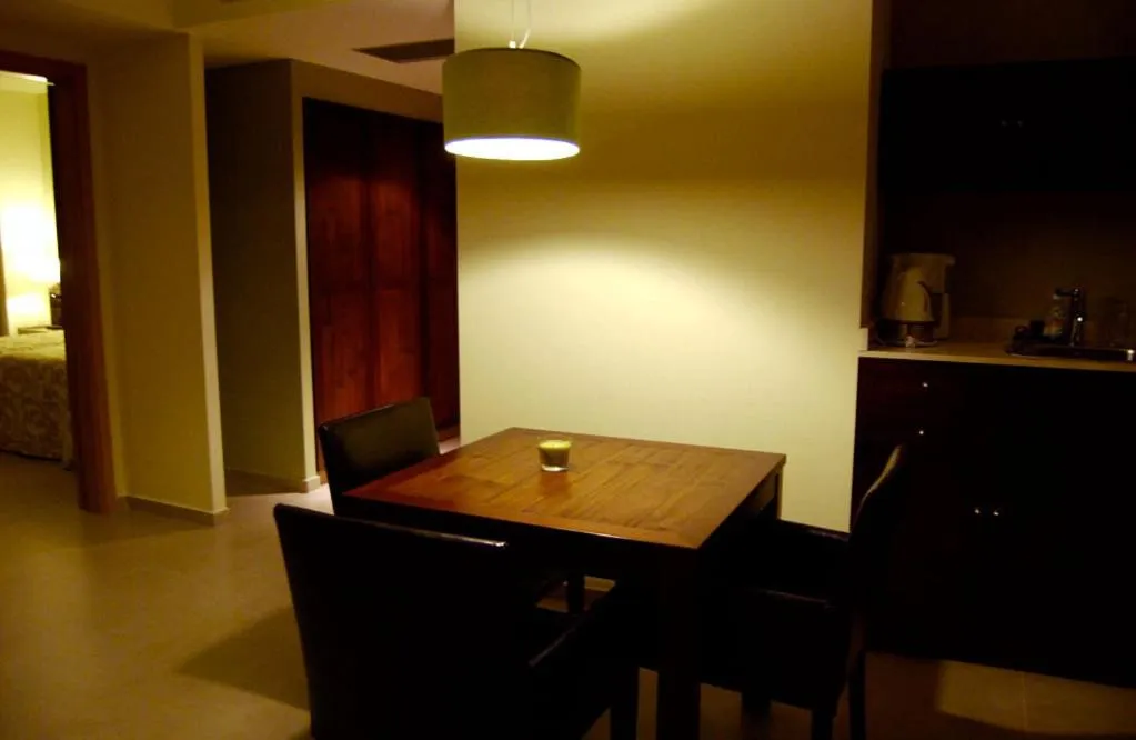 Kitchen or kitchenette in Astrolabe Hotel