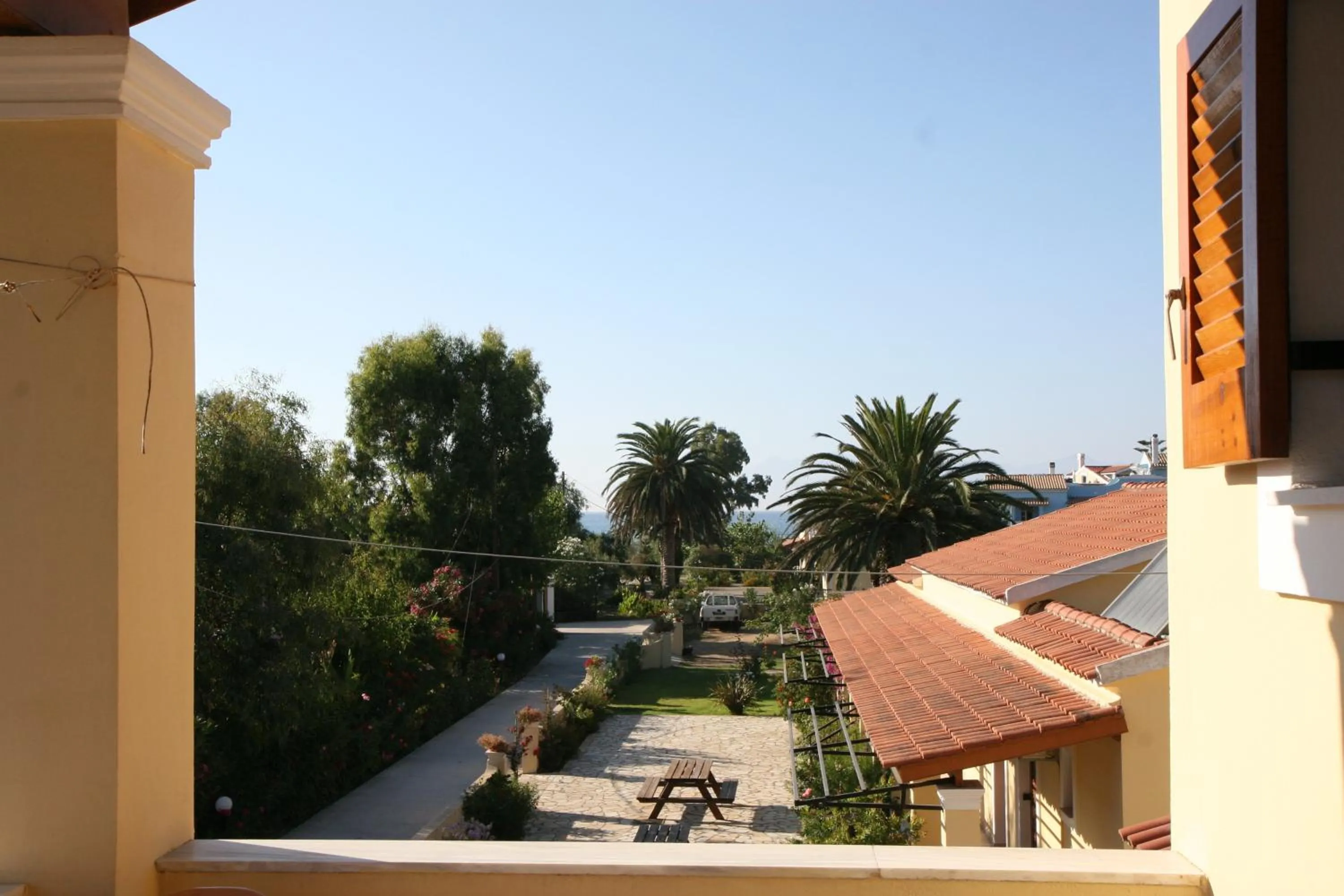 Bird's eye view in Feeloxenia Corfu Apartments