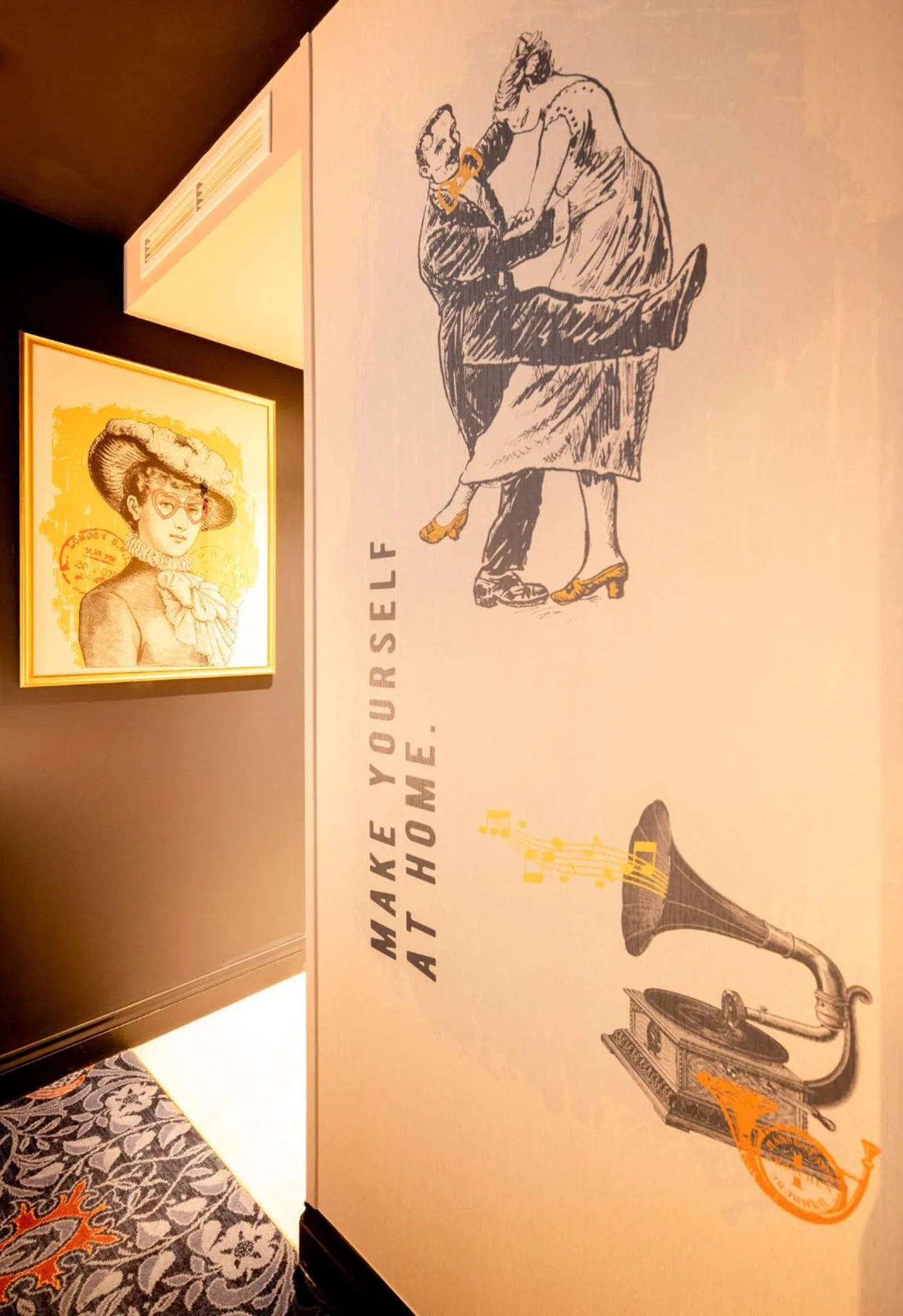 Decorative detail in The Mercantile Hotel