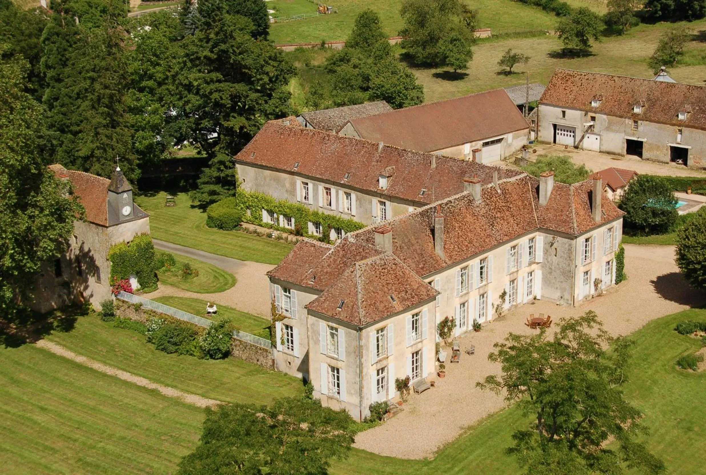 Bird's eye view in Château de SURY