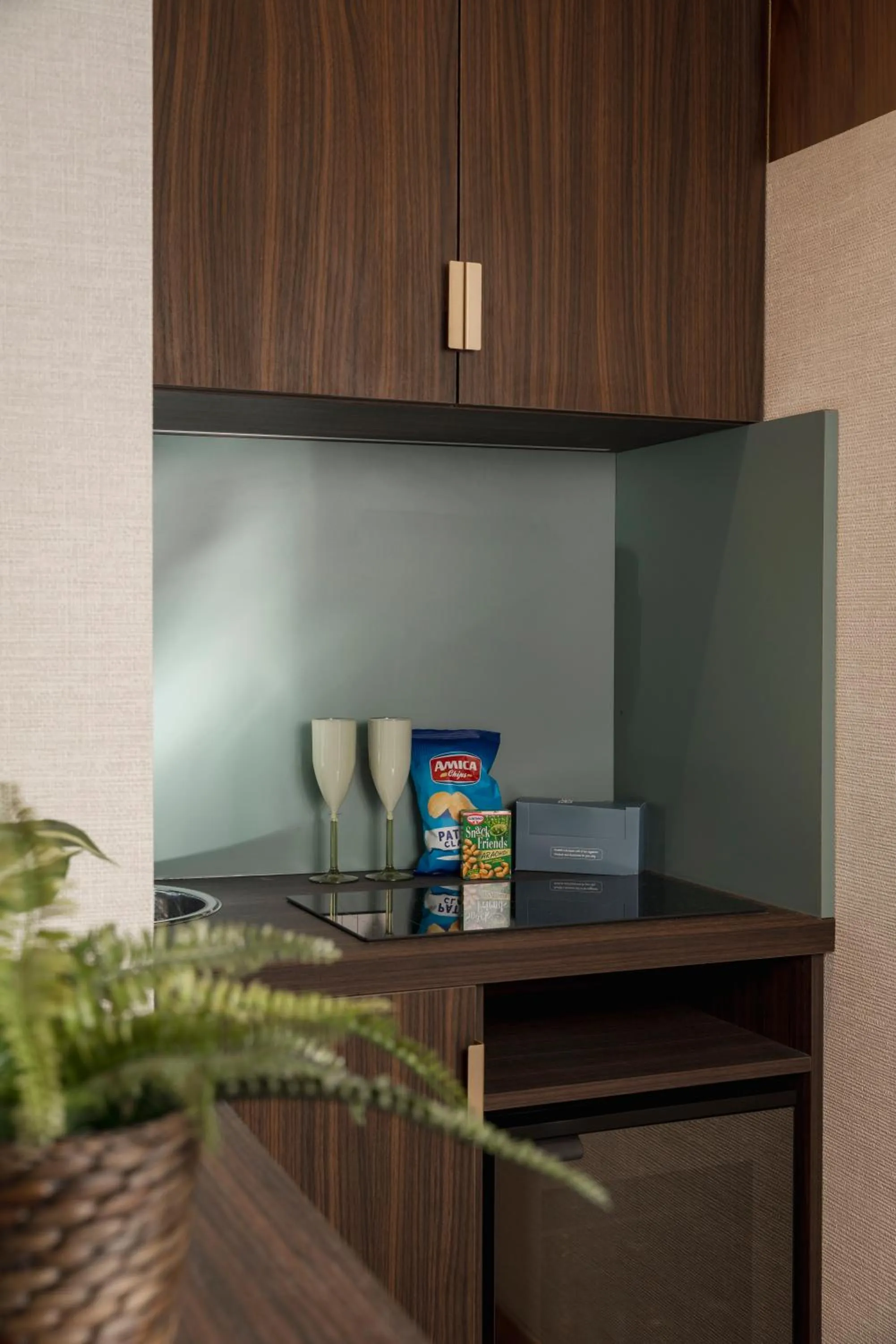 Kitchen or kitchenette in Hotel Grazia Riccione