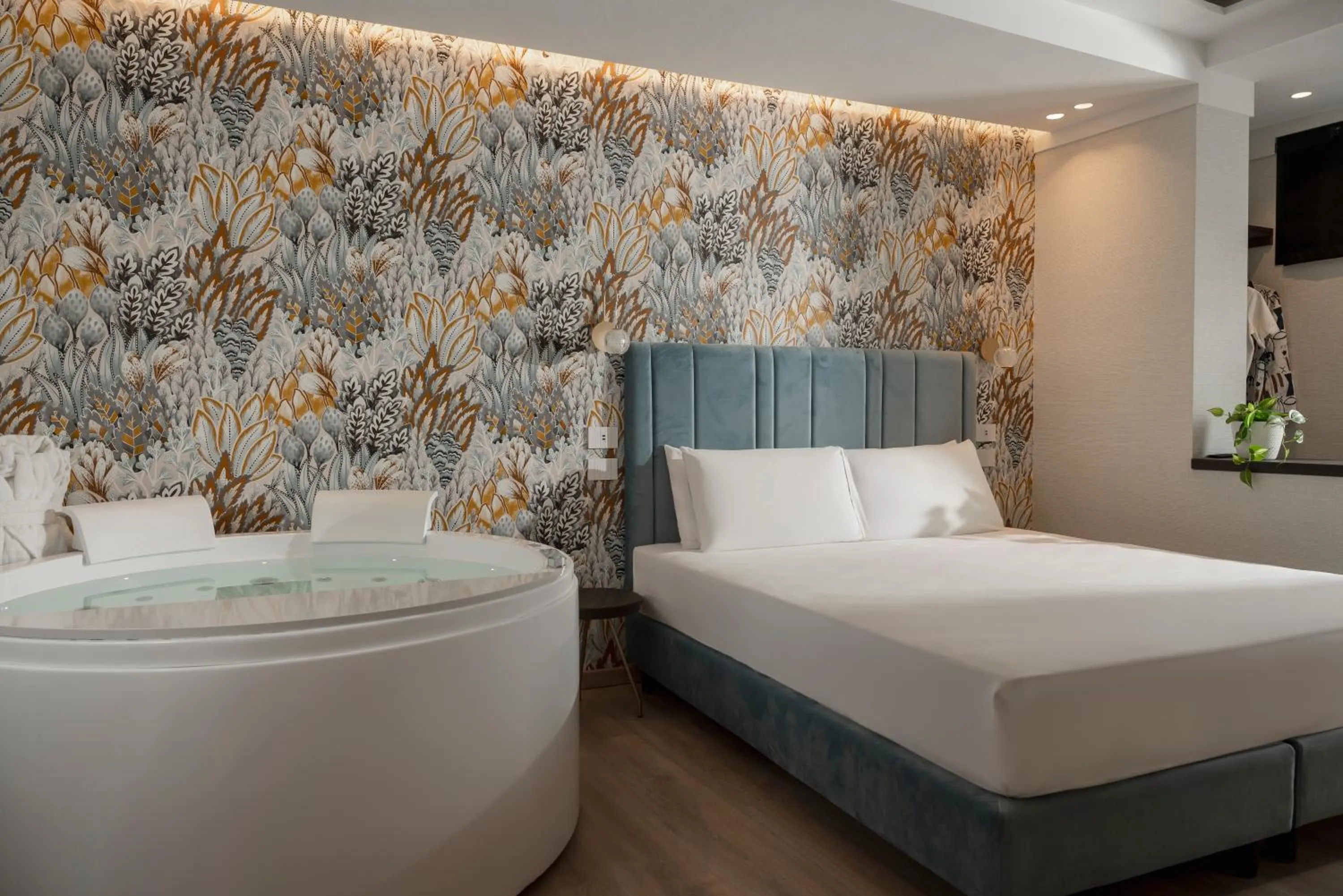 Bedroom, Bed in Hotel Grazia Riccione
