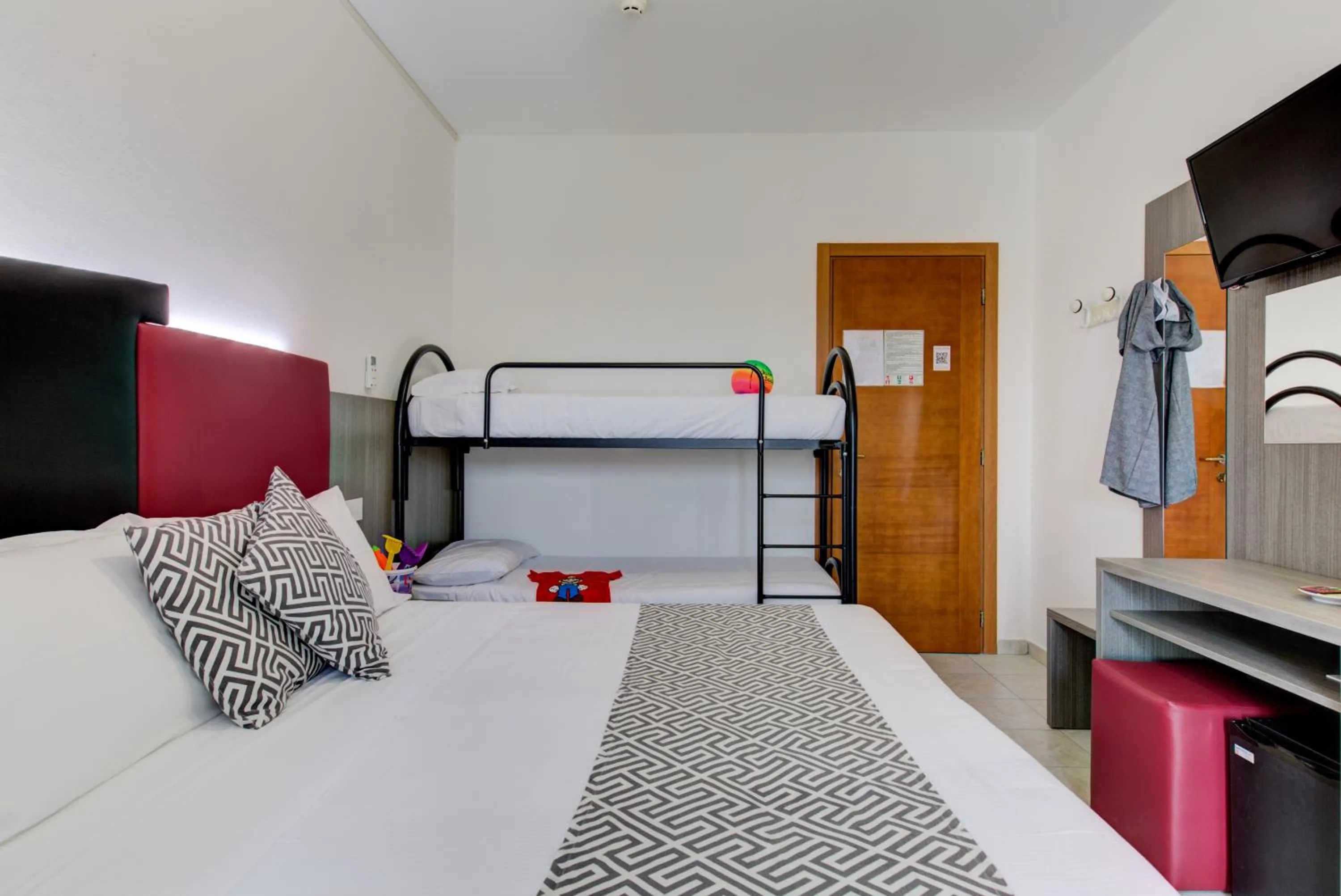 Photo of the whole room, Bed in Hotel Grazia Riccione