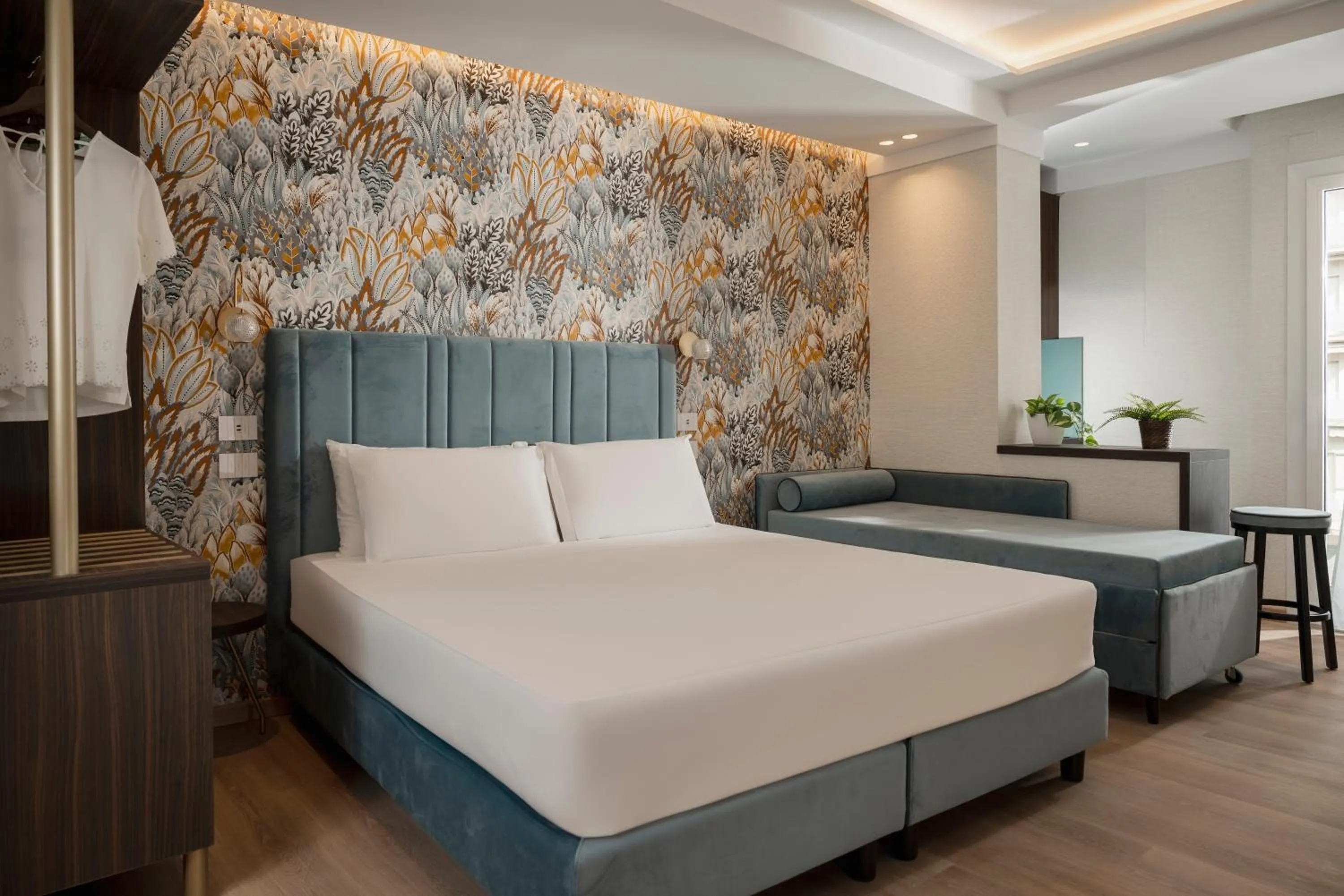 Bedroom, Bed in Hotel Grazia Riccione