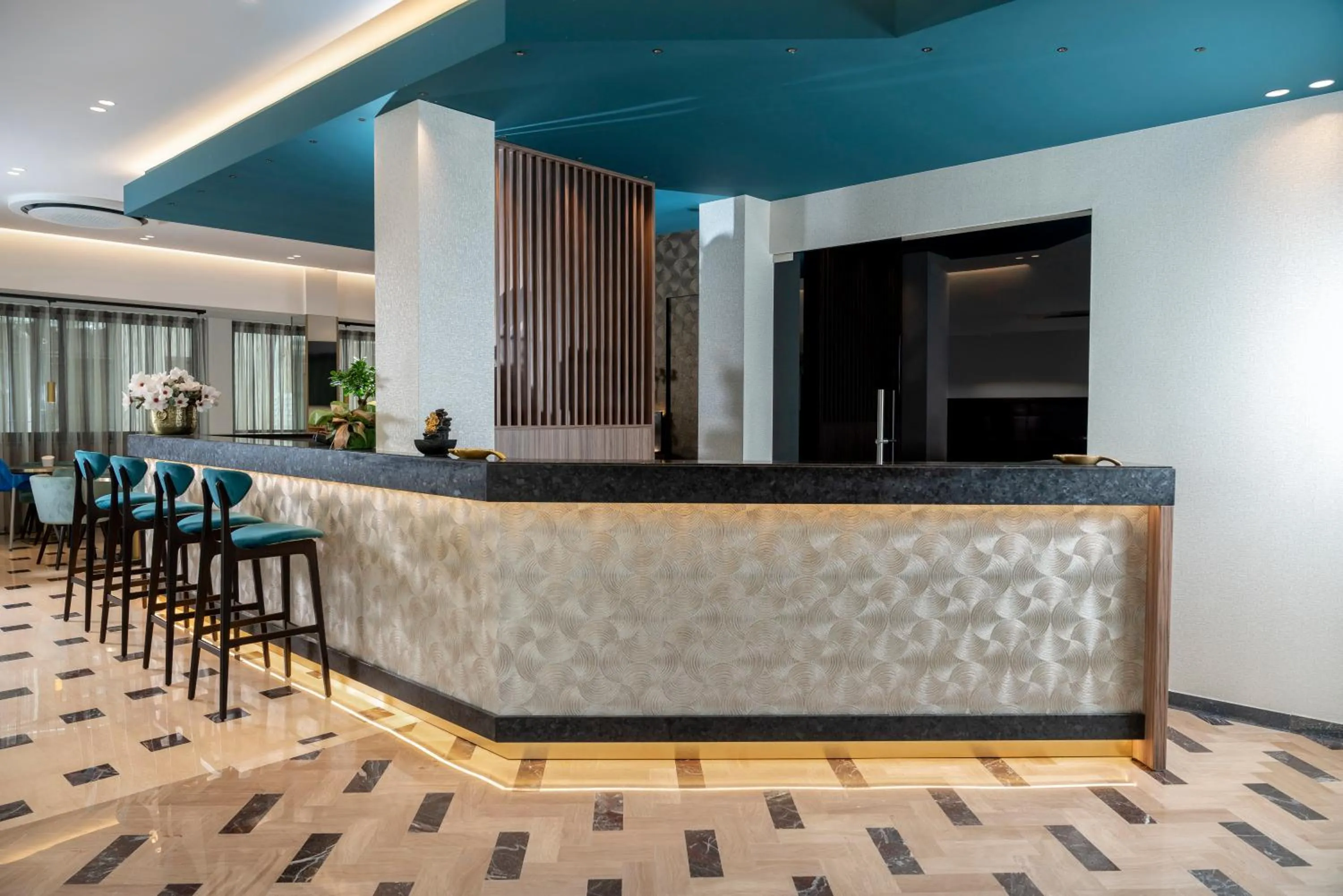 Lobby or reception in Hotel Grazia Riccione