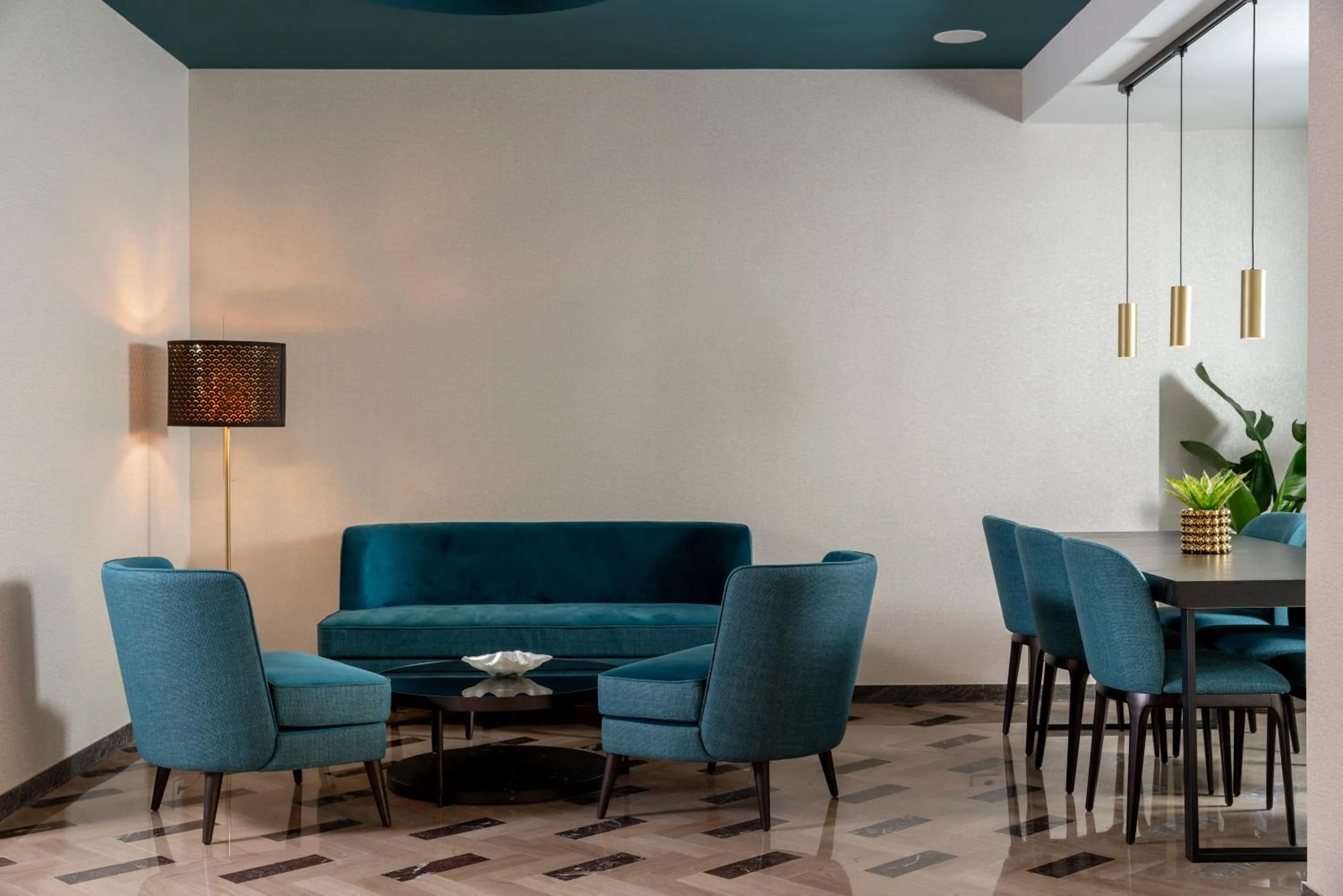 Communal lounge/ TV room in Hotel Grazia Riccione