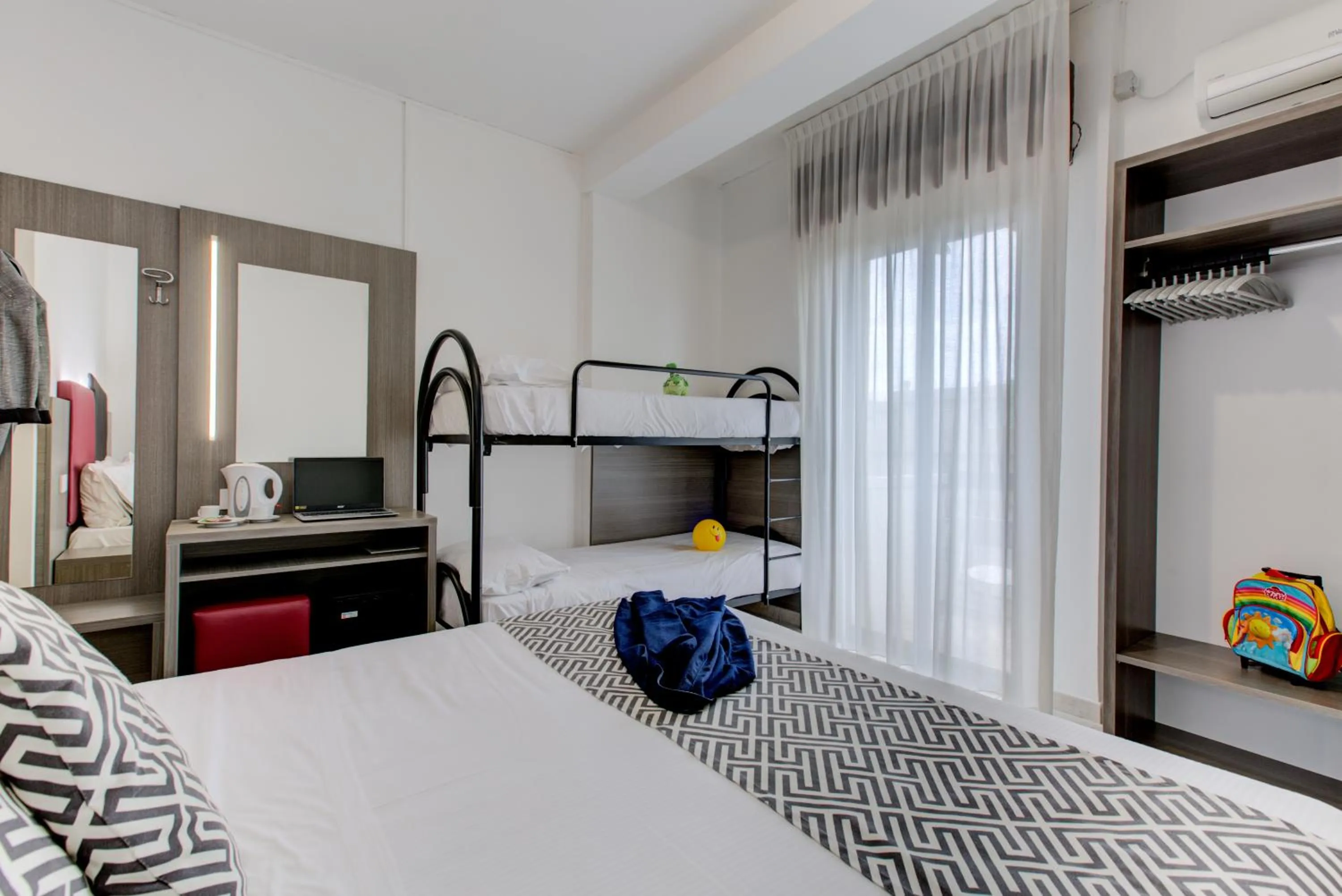 Photo of the whole room, Bed in Hotel Grazia Riccione
