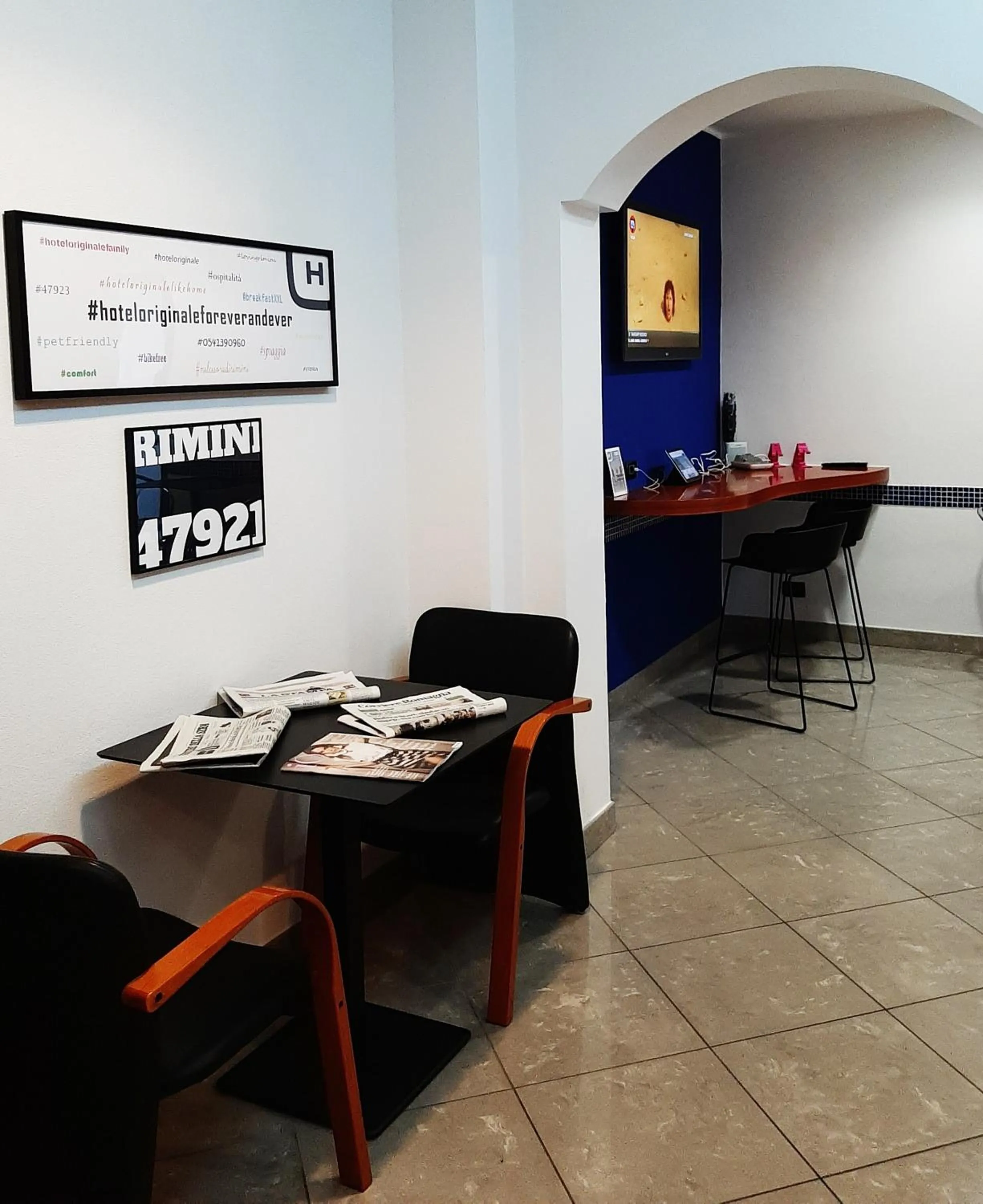 Seating area in Hotel Originale by ALEhotels