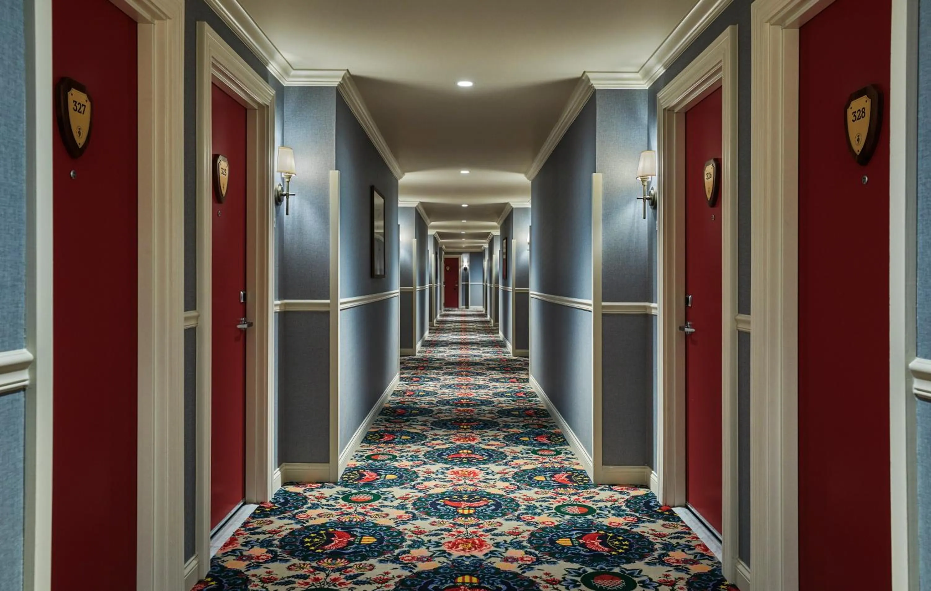 Decorative detail in Graduate by Hilton Bloomington