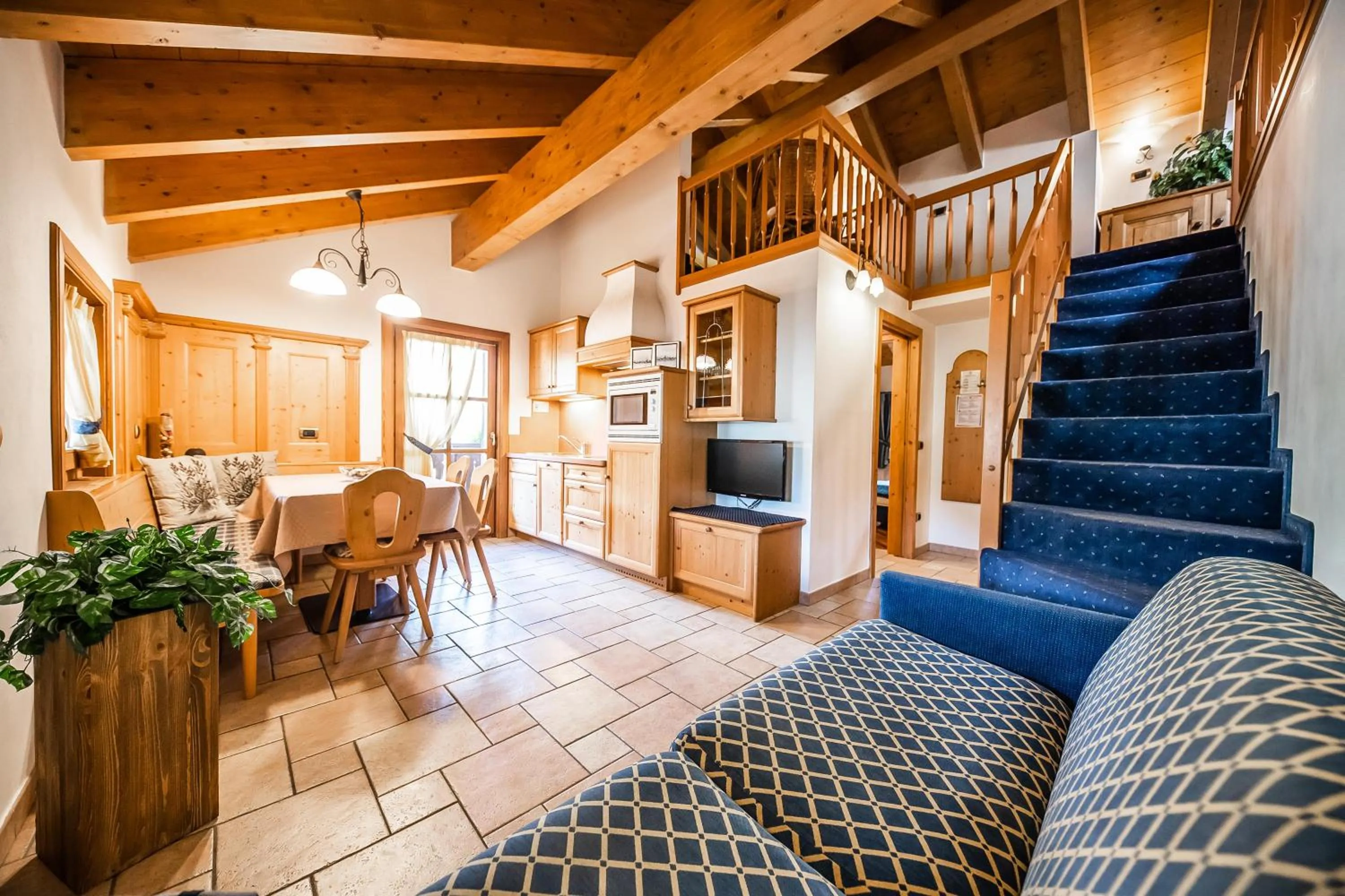 Living room in Chalet Mottolino