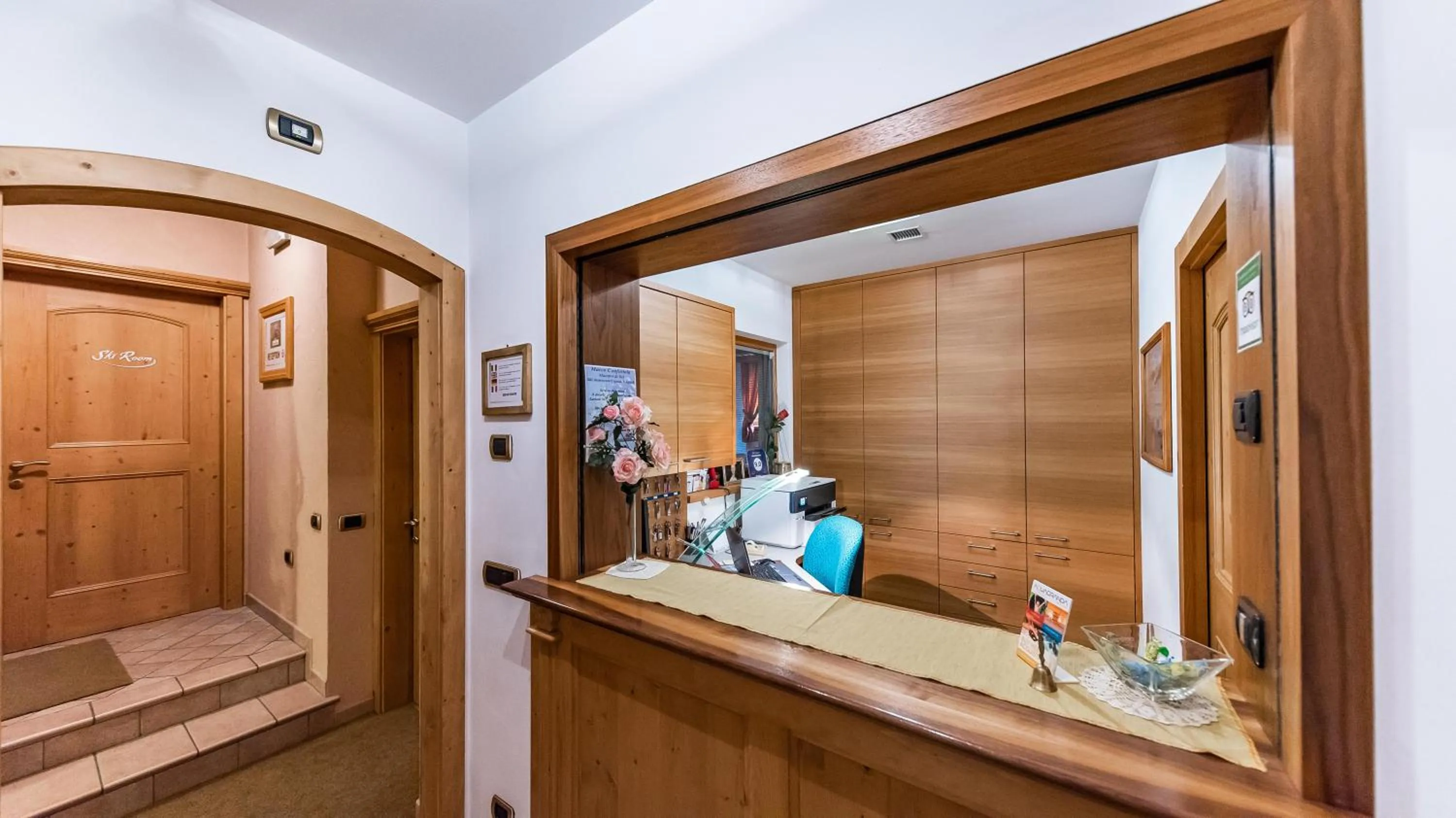 Lobby or reception in Chalet Mottolino