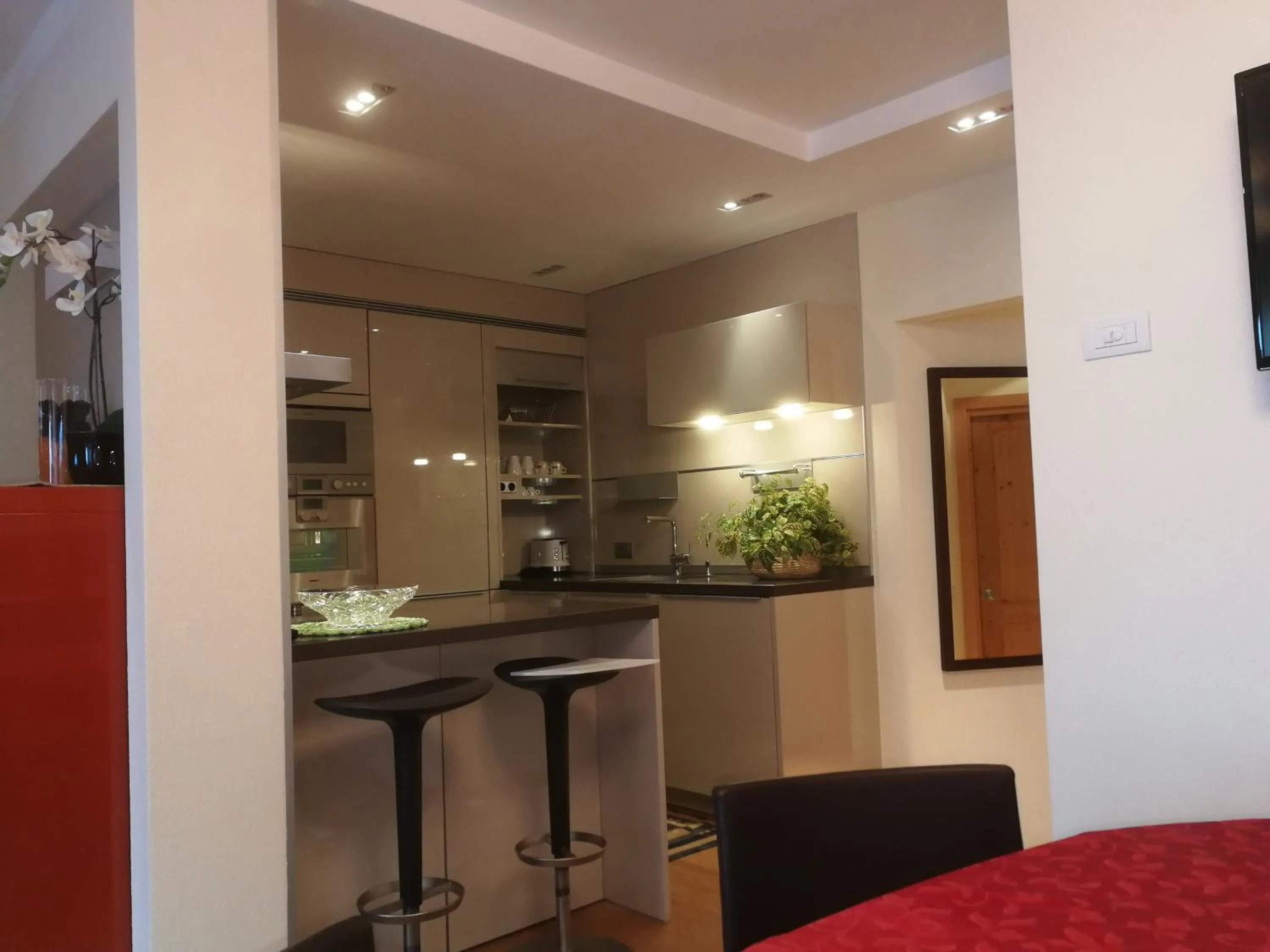 Kitchen or kitchenette in Chalet Mottolino