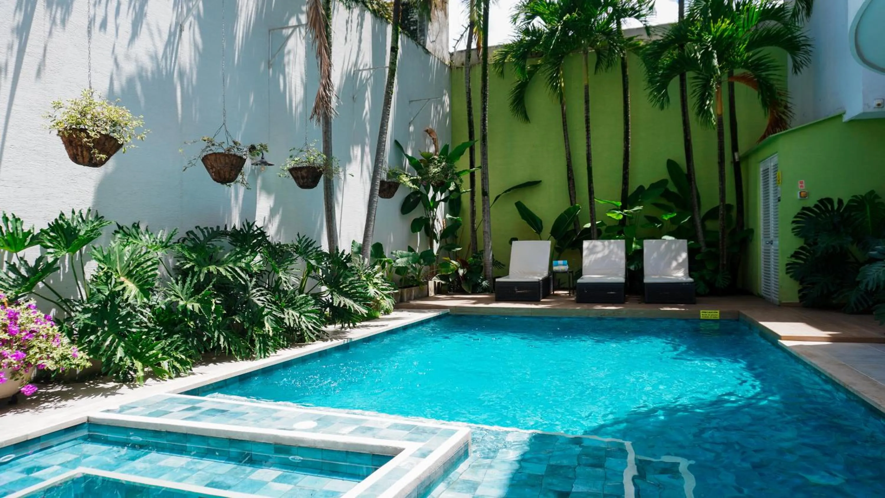 Swimming pool in Malik Hotel Boutique