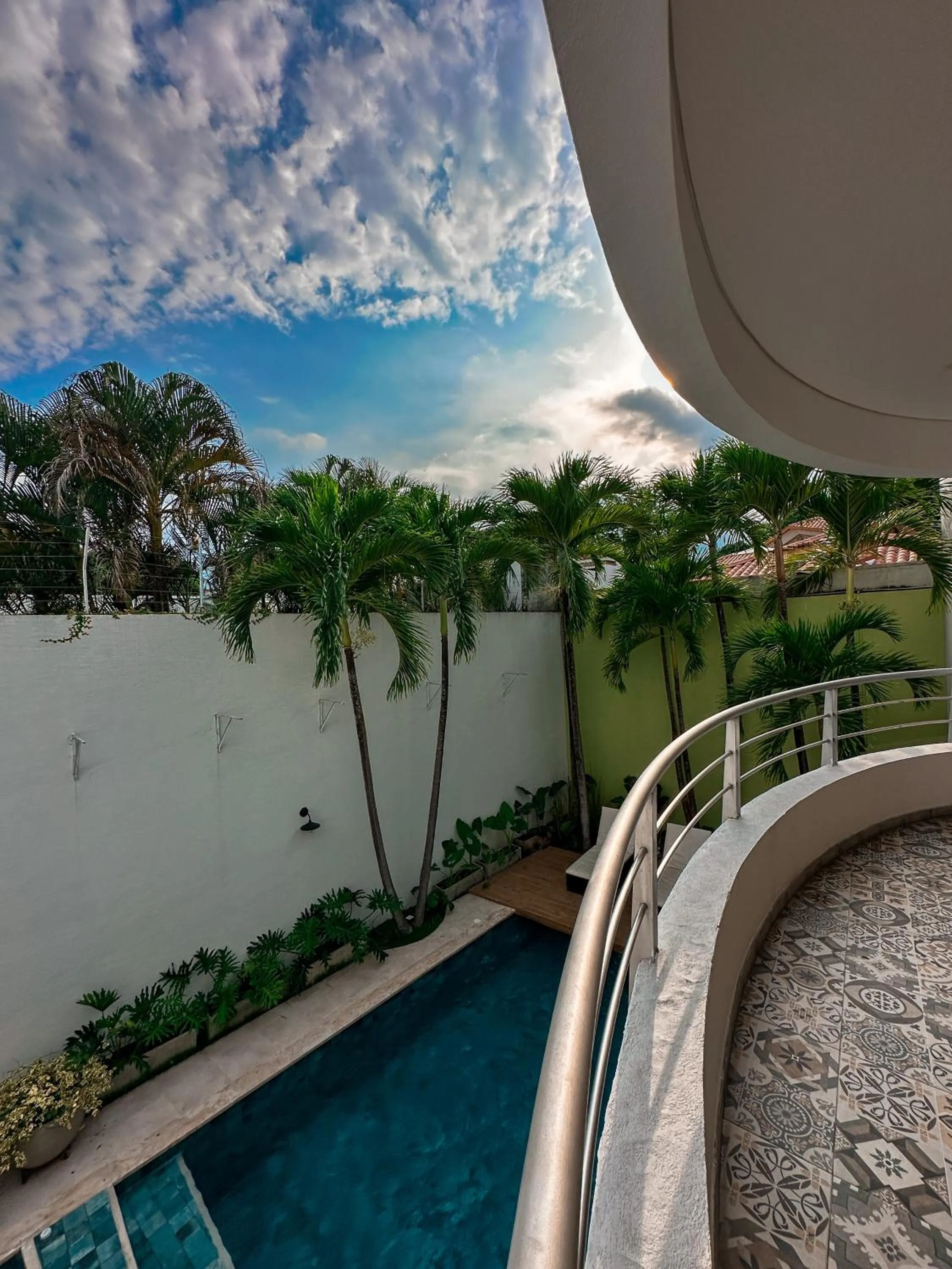 Pool view in Malik Hotel Boutique
