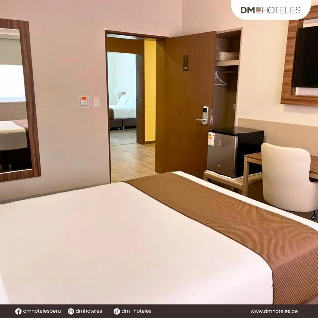 Bed in DM Hoteles Ayacucho