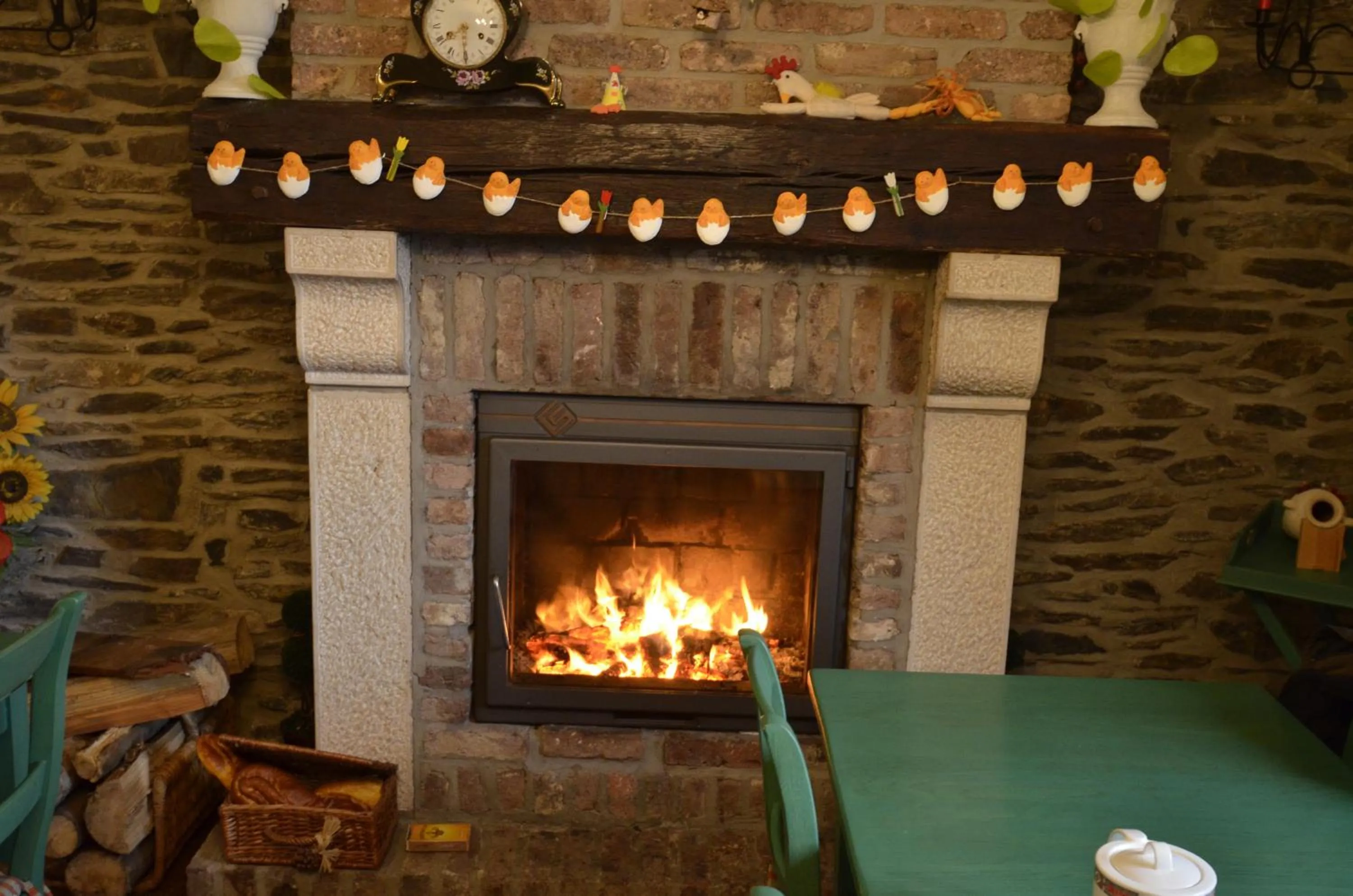 Decorative detail in Hôtel Moulin de la Strument