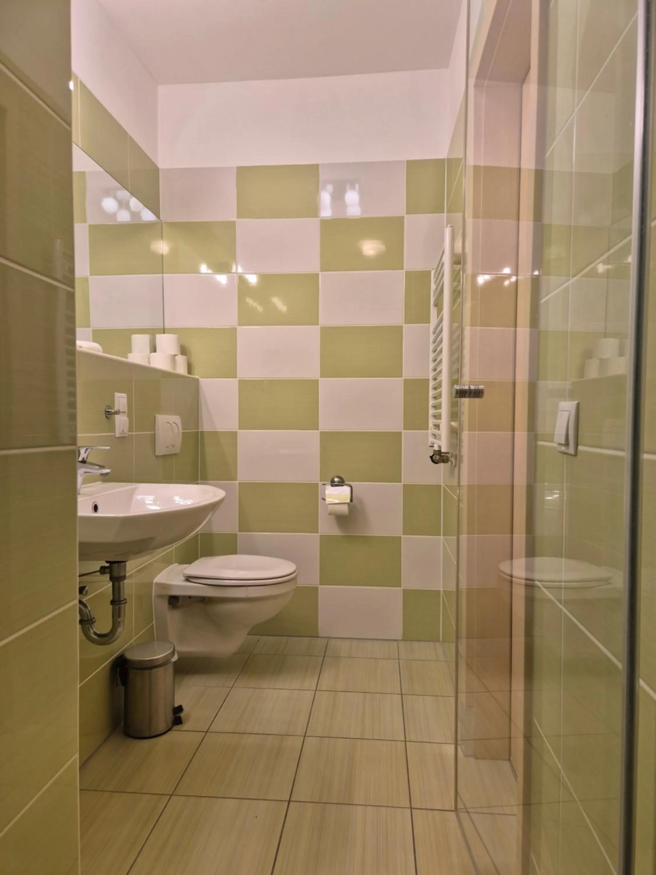 Bathroom in Corvin Residence Apartments