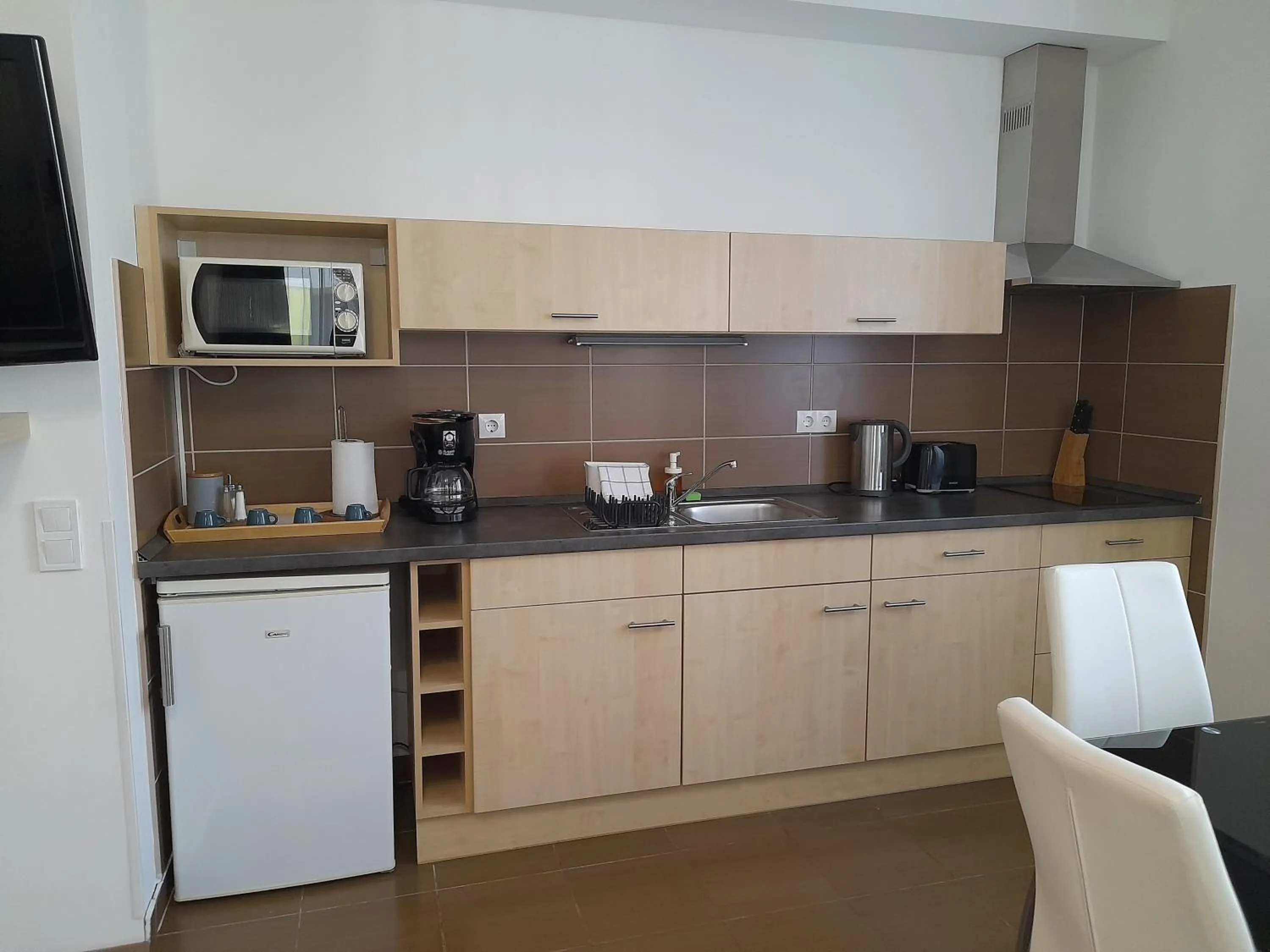 Kitchen or kitchenette in Corvin Residence Apartments