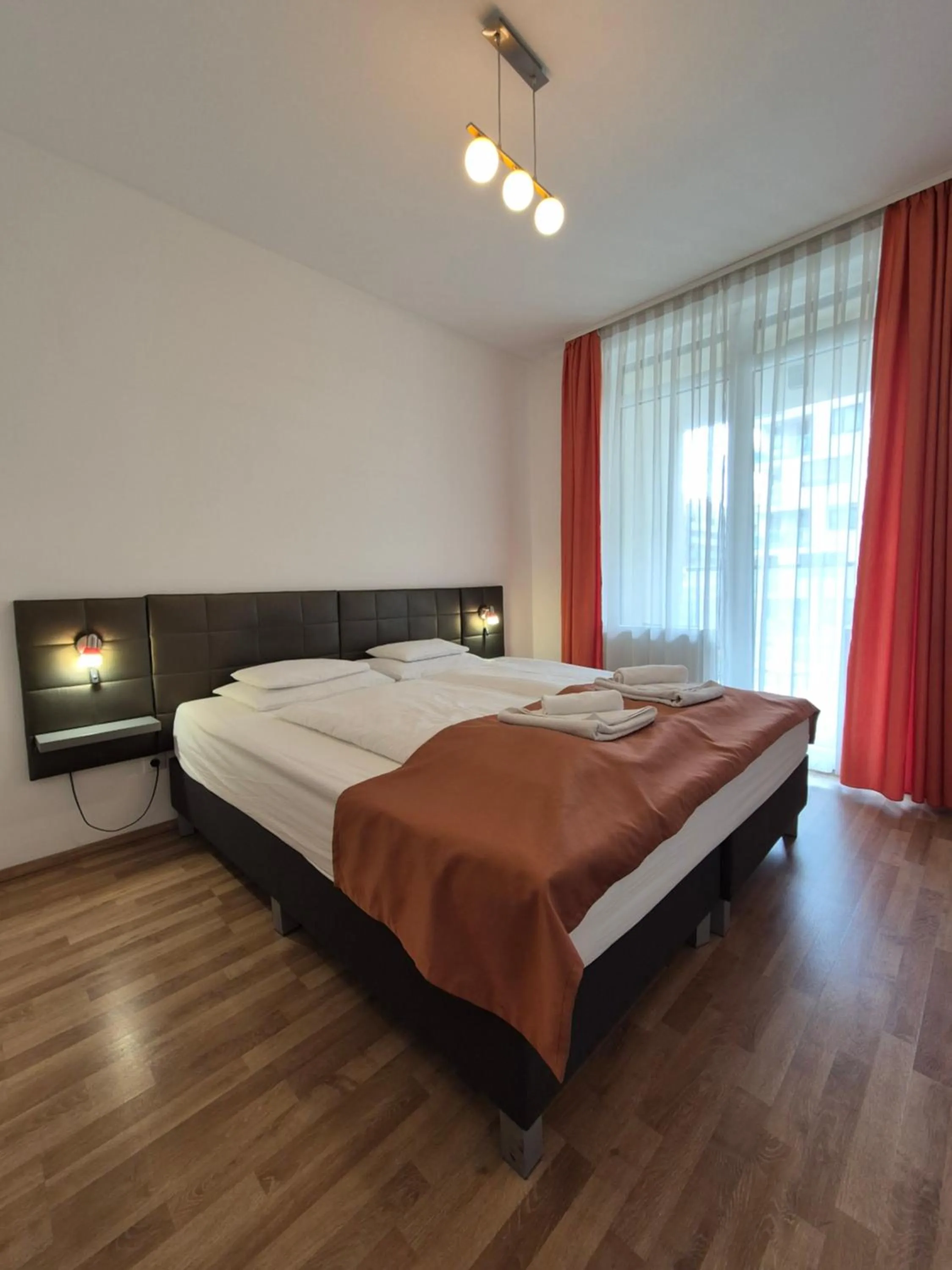 Bedroom, Bed in Corvin Residence Apartments