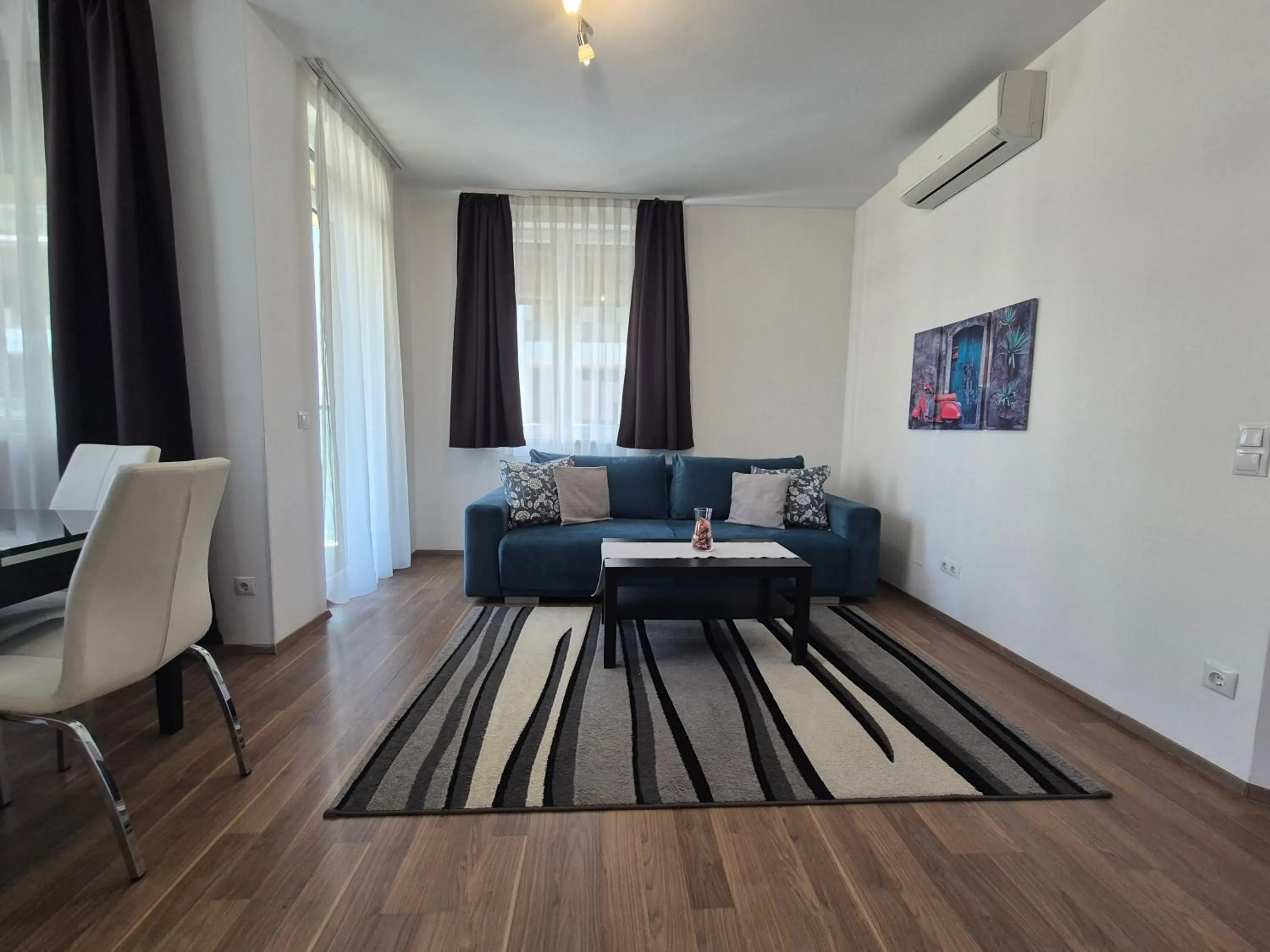 Living room in Corvin Residence Apartments