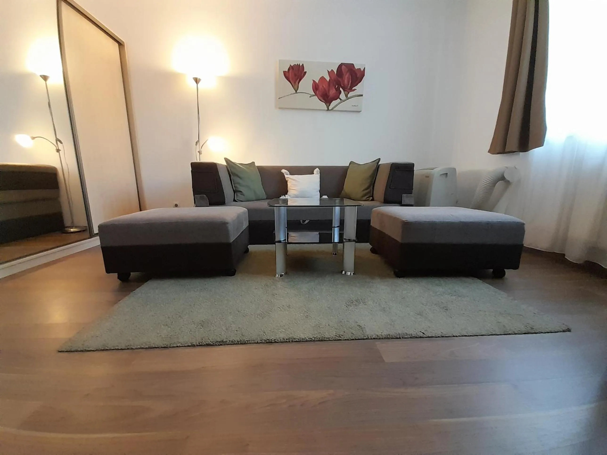 Living room in Corvin Residence Apartments