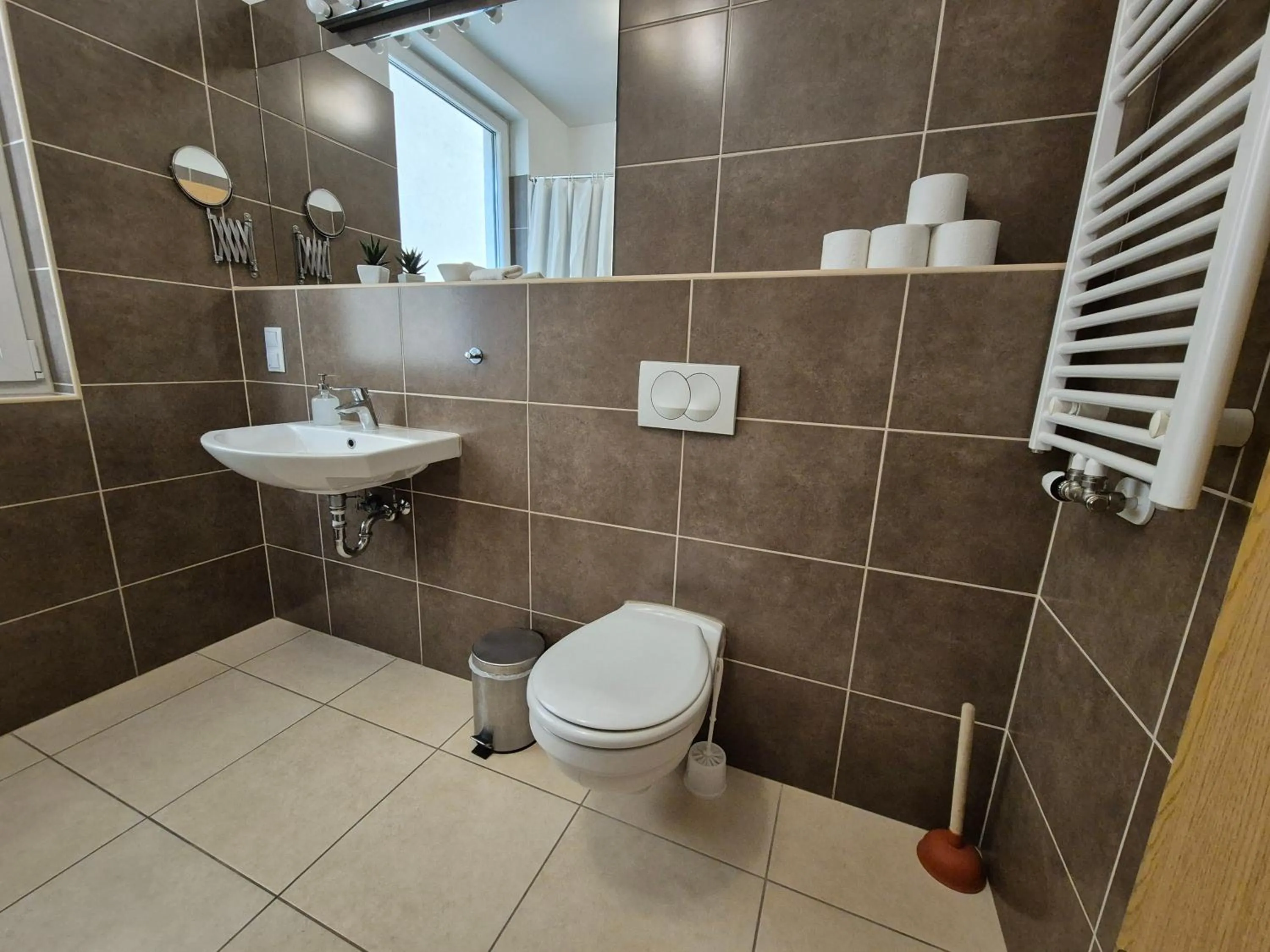 Bathroom in Corvin Residence Apartments