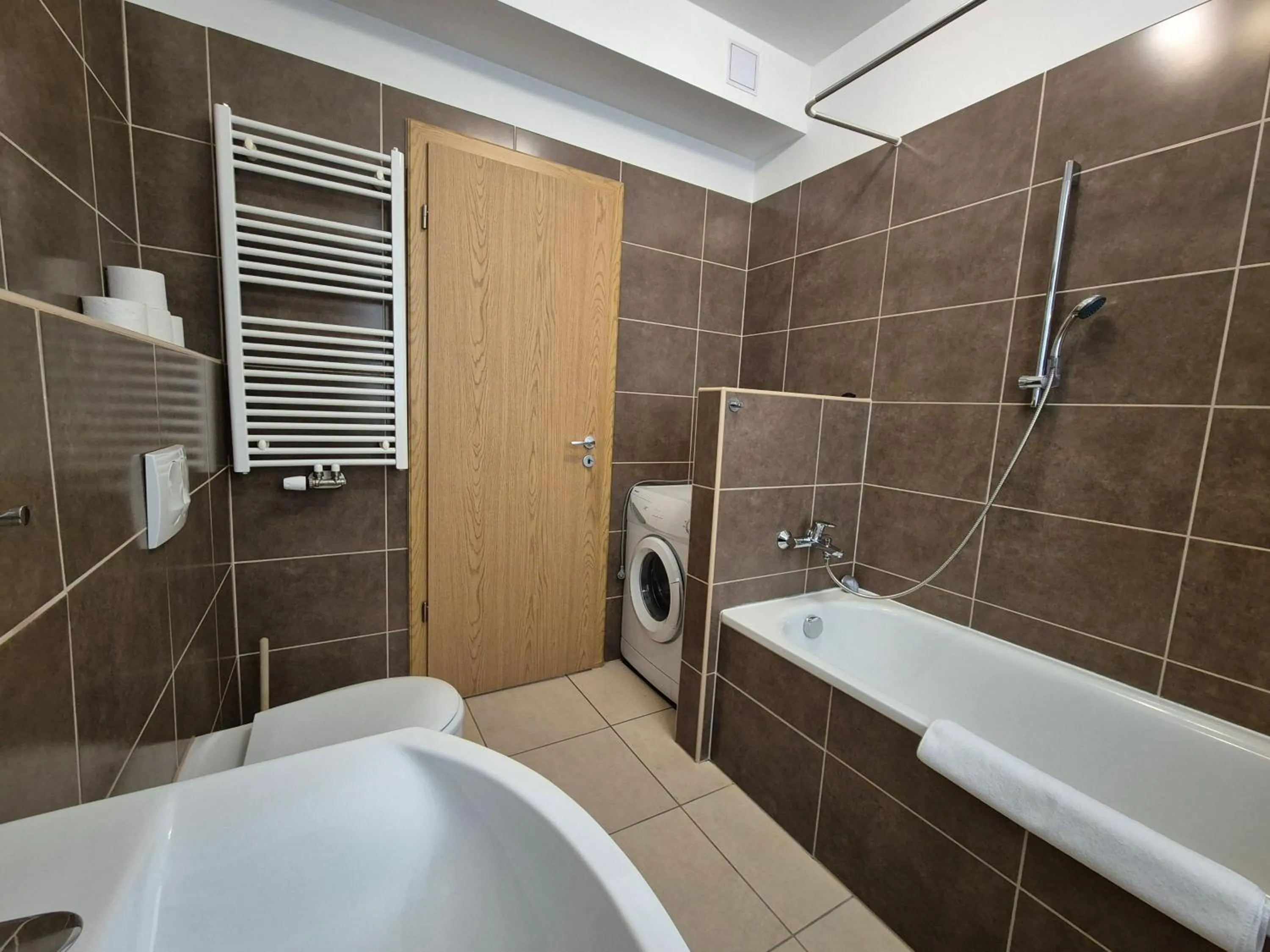 Bathroom in Corvin Residence Apartments