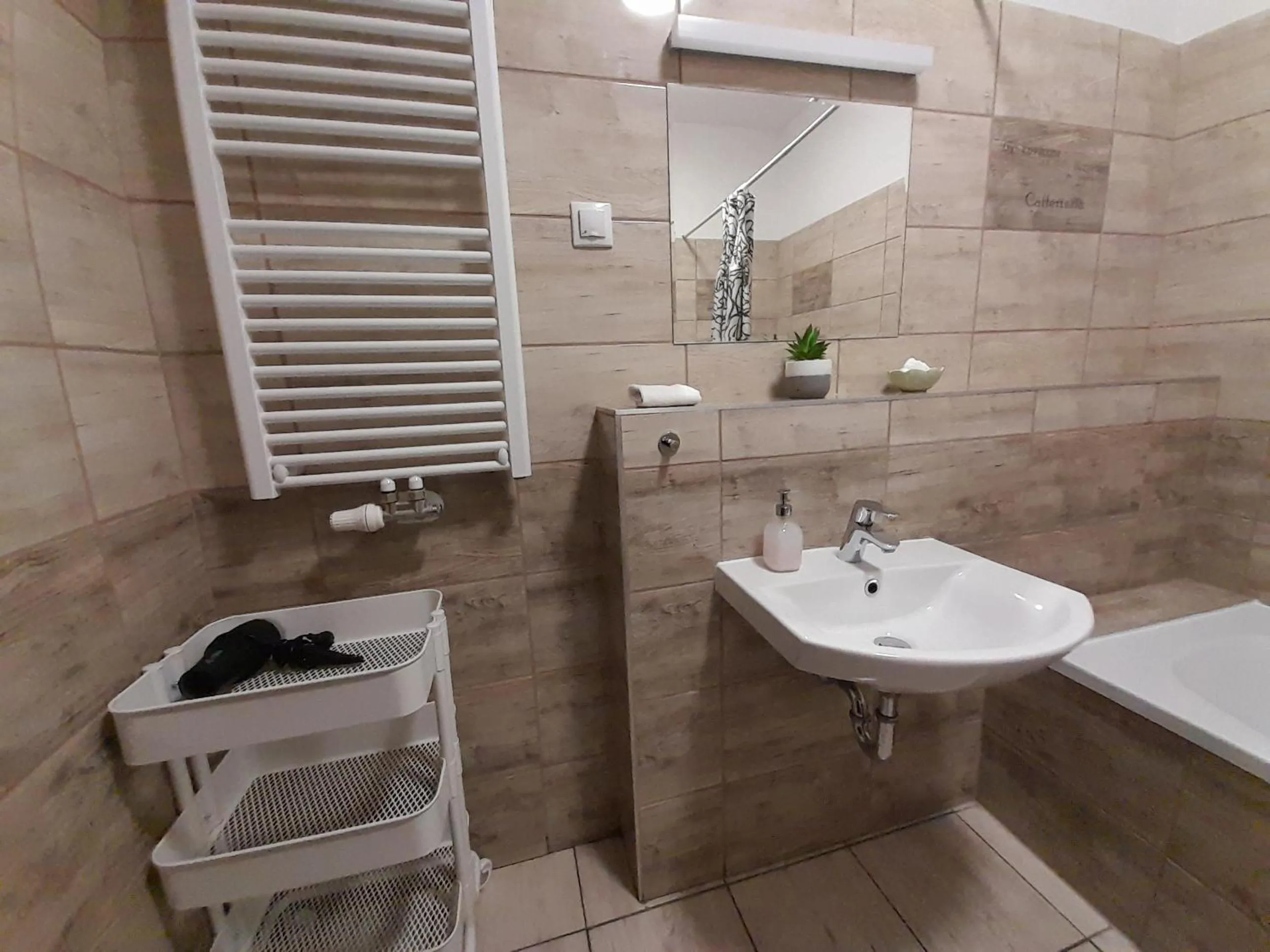 Bathroom in Corvin Residence Apartments
