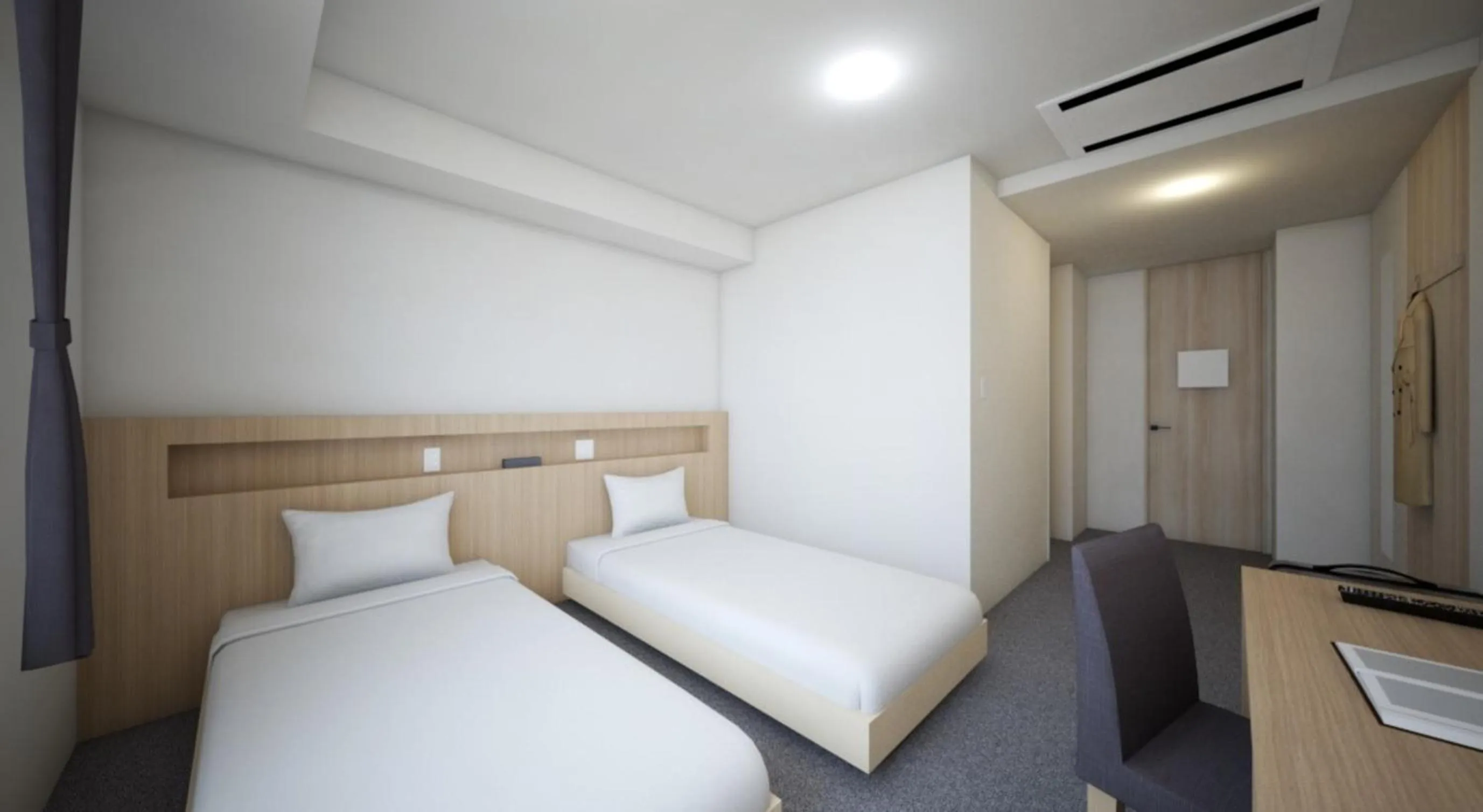 Photo of the whole room, Bed in New Grand Hotel