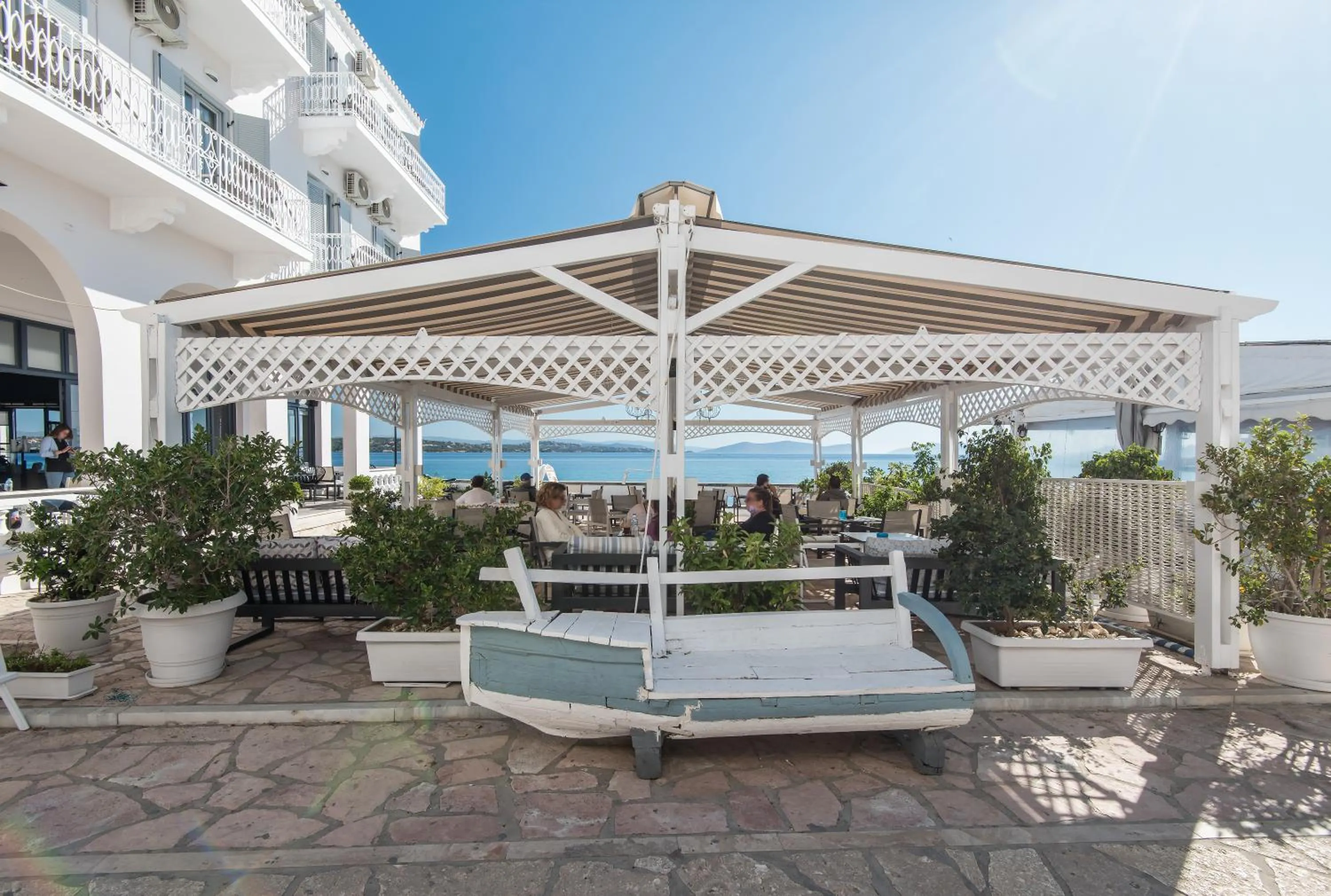 Balcony/Terrace in Klimis Hotel