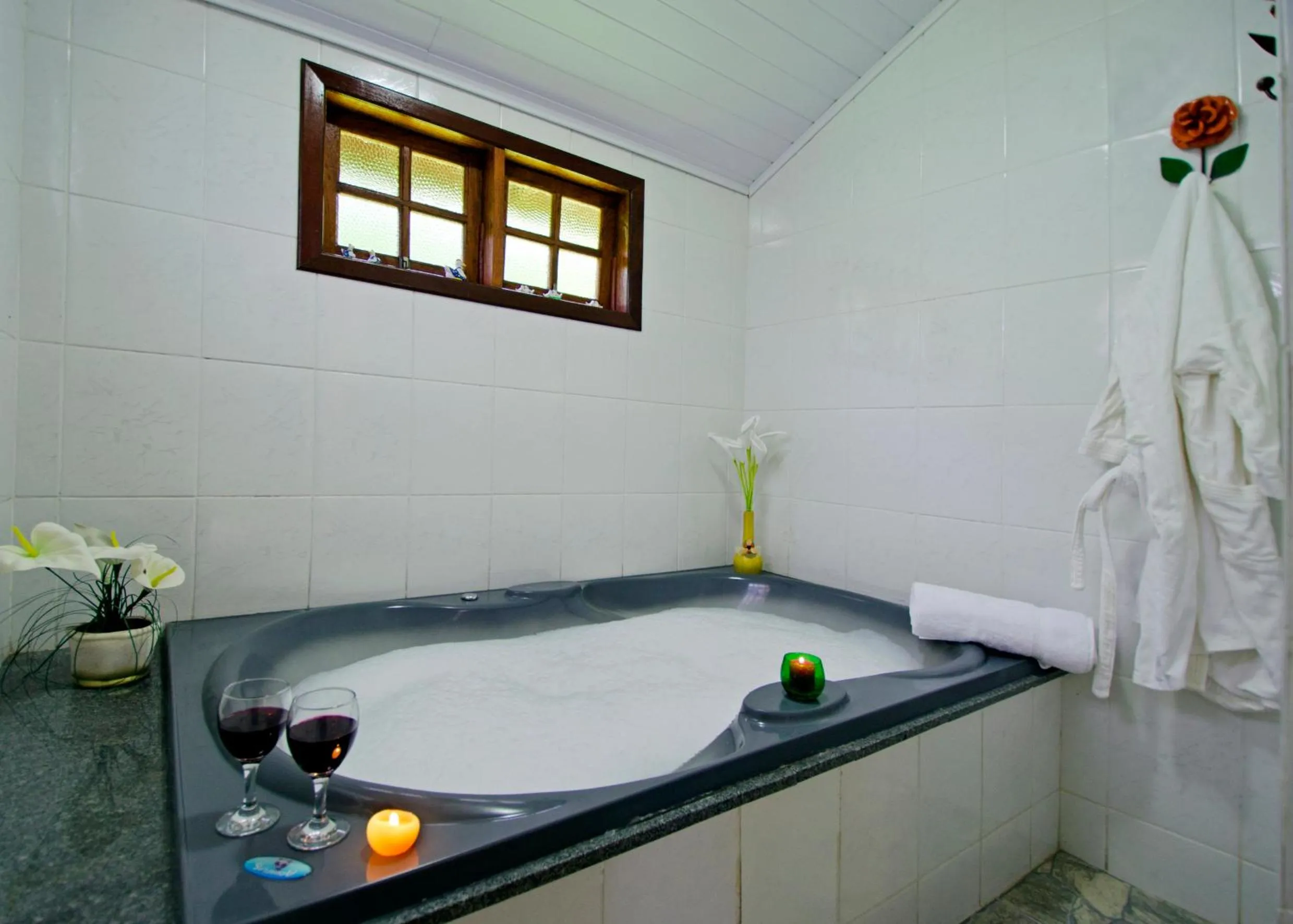 Bathroom in Pousada Sabor da Serra