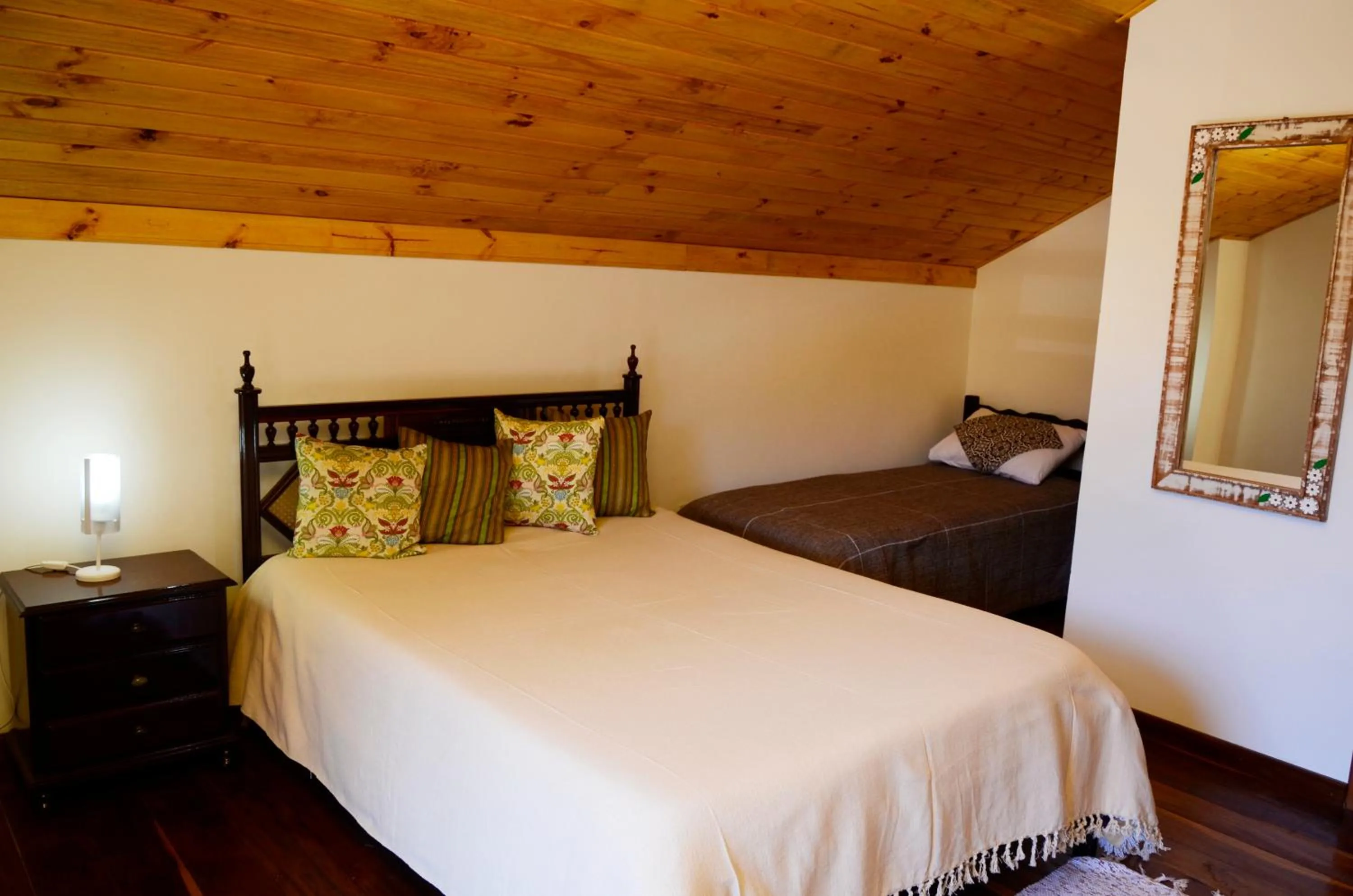 Bed in Pousada Sabor da Serra