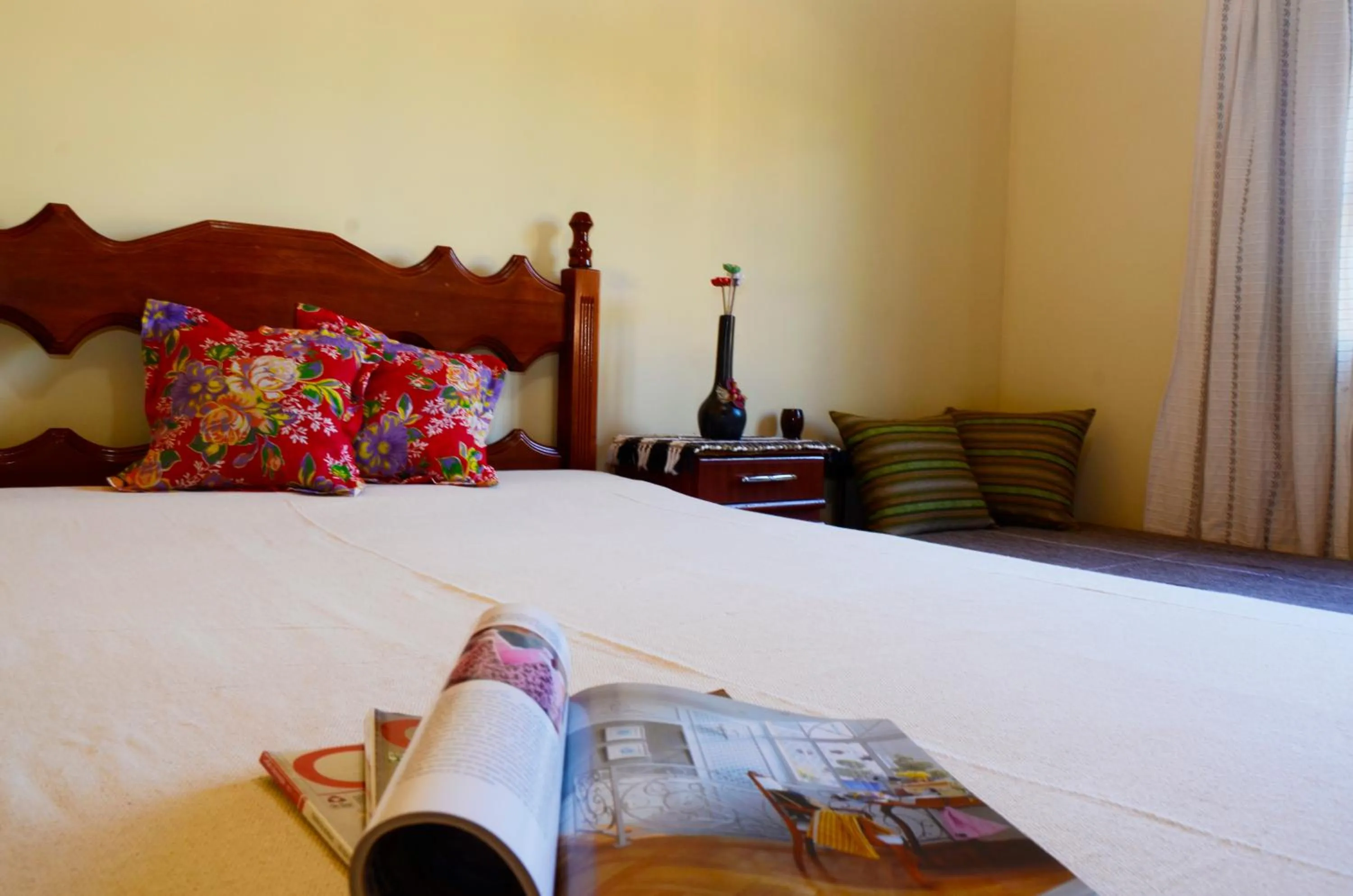 Bed in Pousada Sabor da Serra