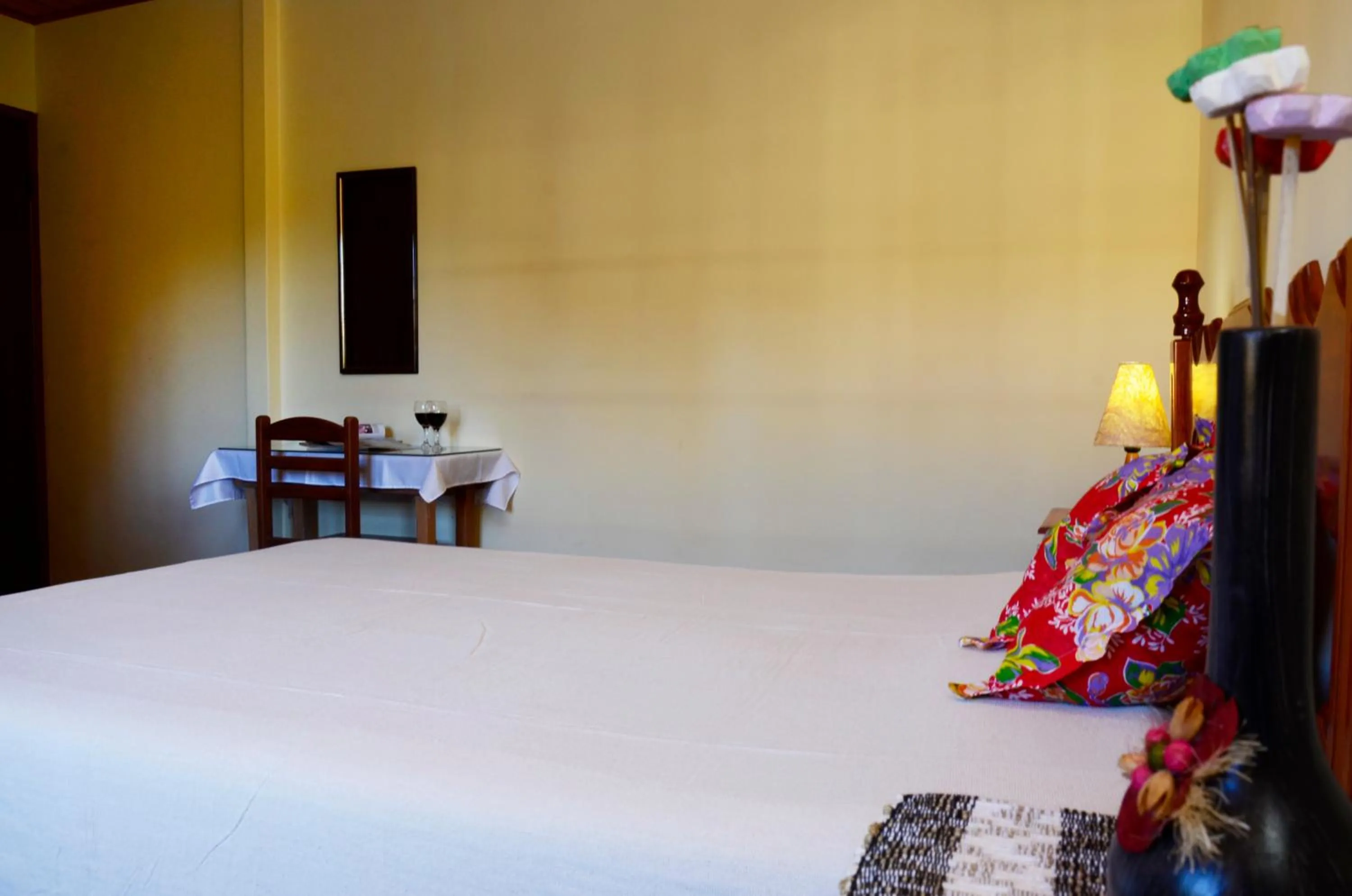 Bed in Pousada Sabor da Serra