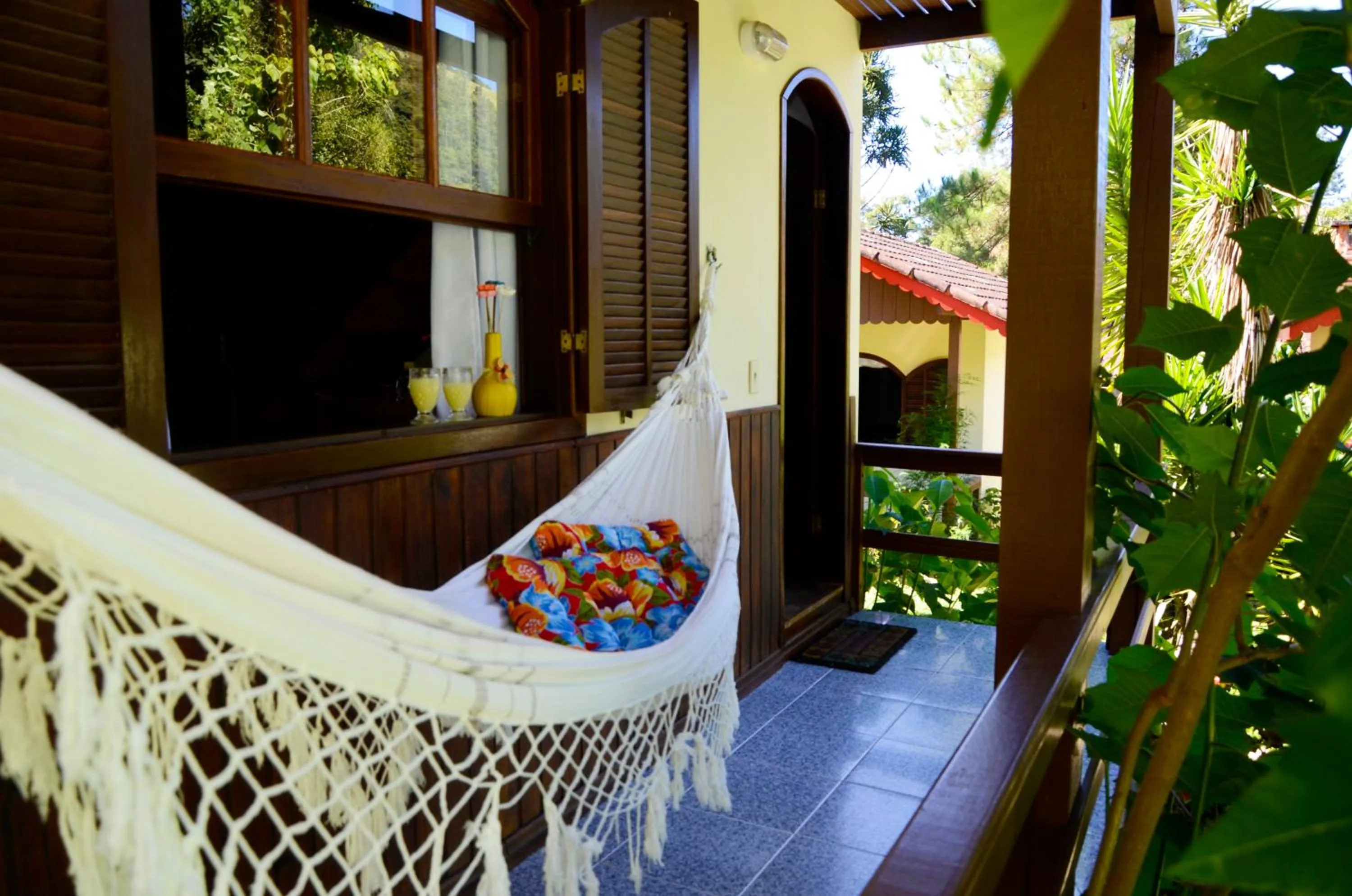 Balcony/Terrace in Pousada Sabor da Serra